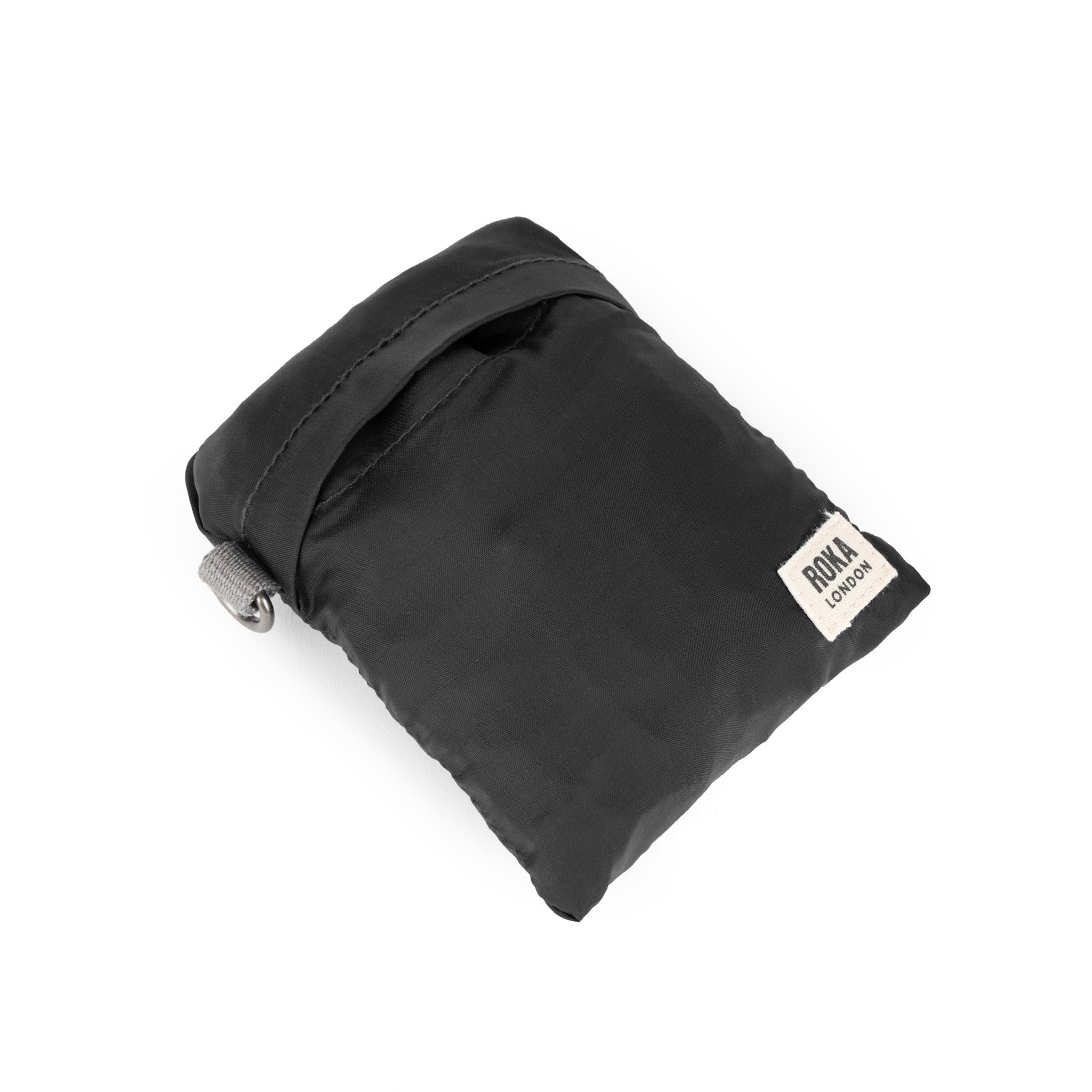 Borough Shopper Tote Bag Medium Recycled Nylon Ripstop - Black