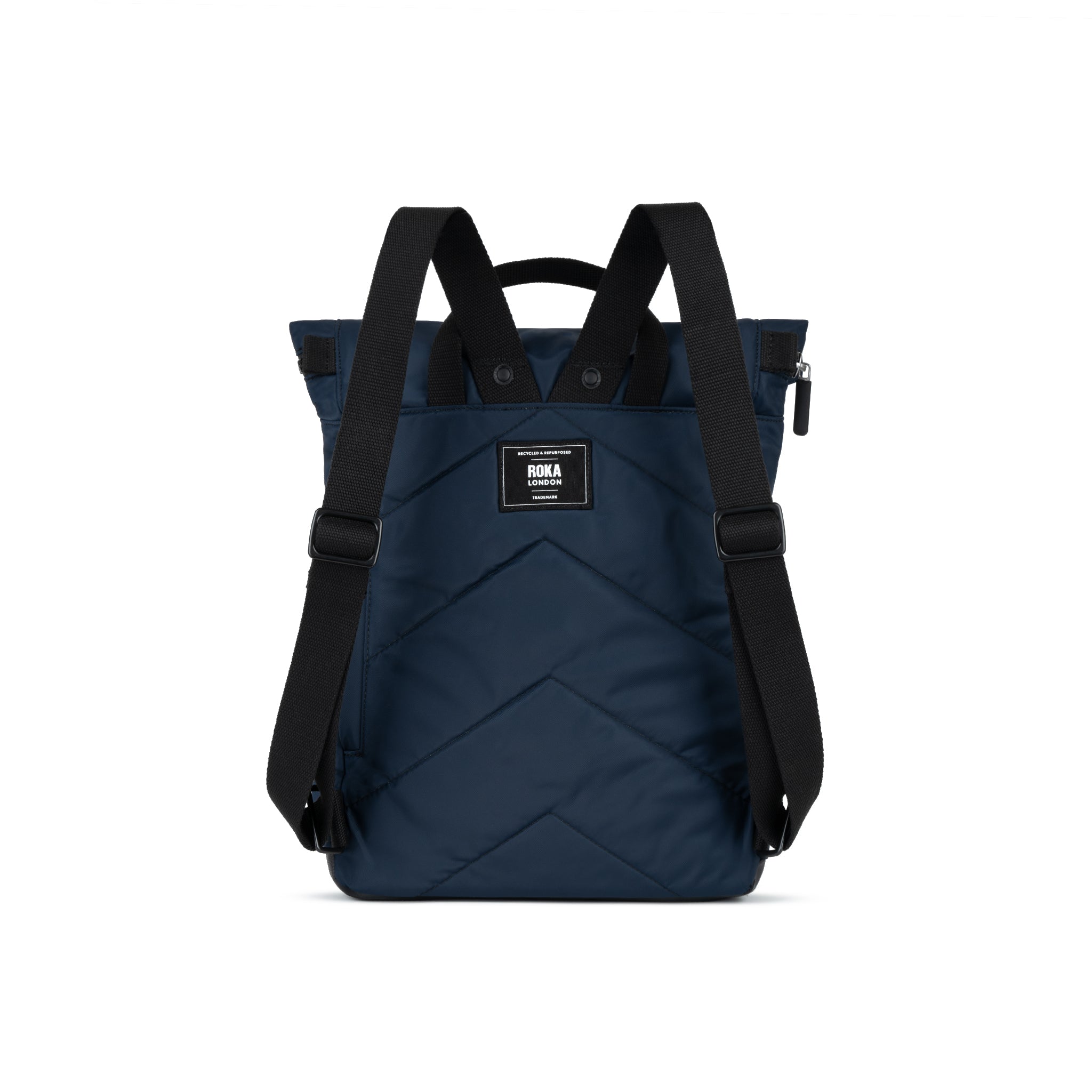 Black Label Camden P Backpack Medium Recycled Nylon - Midnight