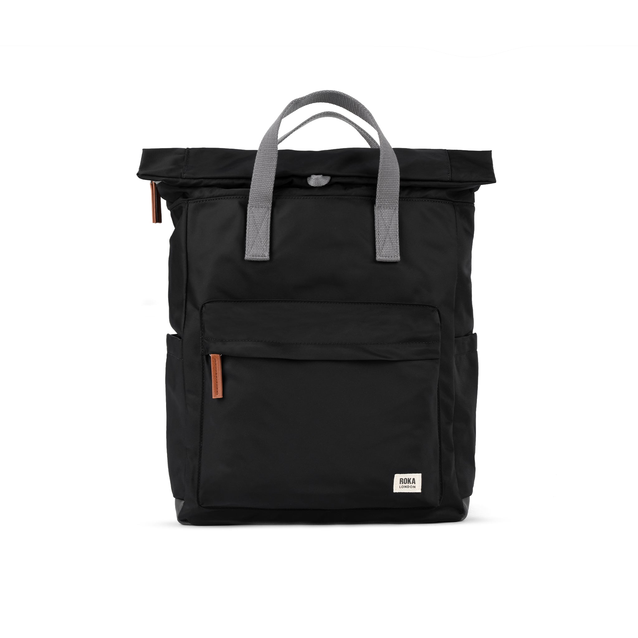 Canfield Roll Top Backpack Small Recycled Nylon - Black
