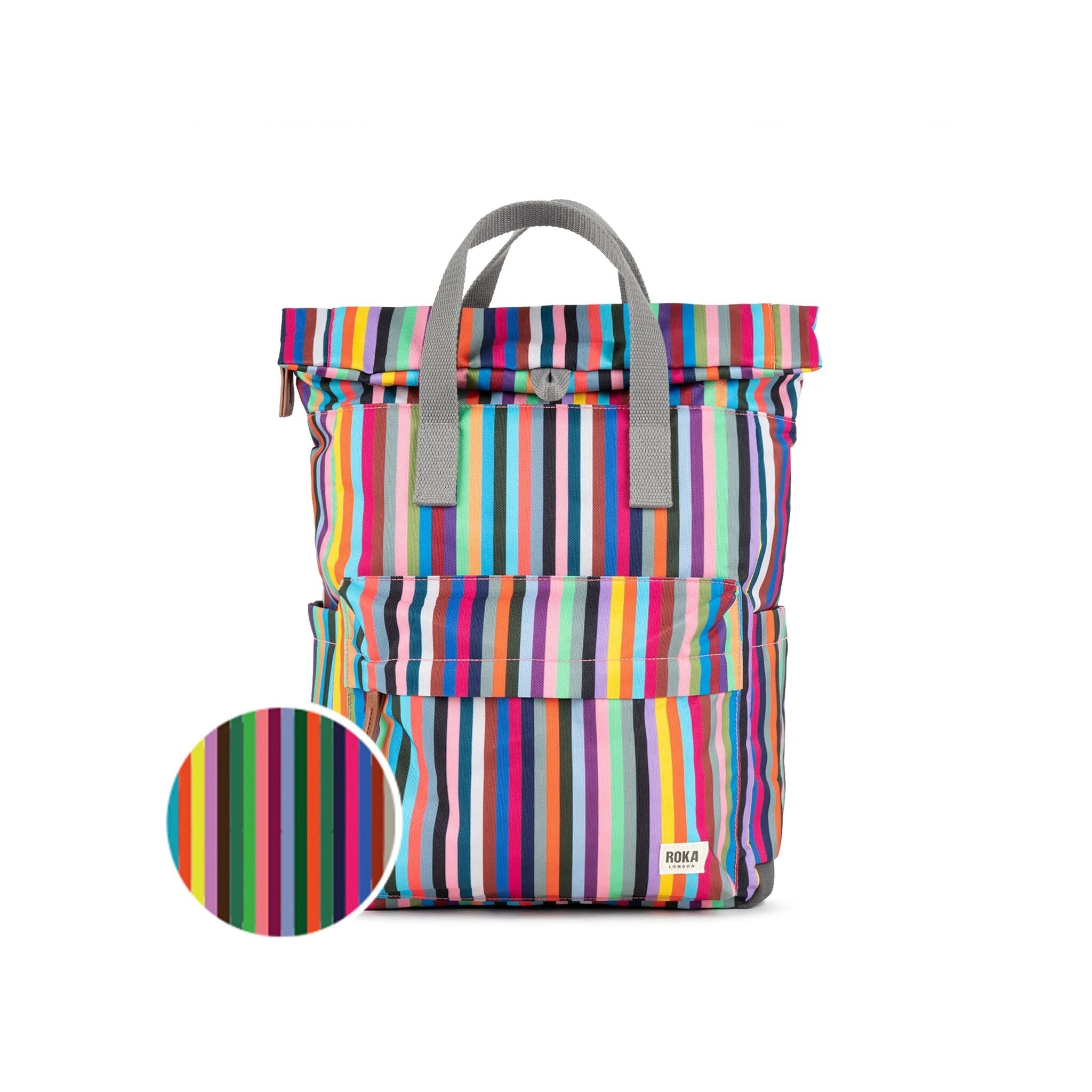 Canfield Roll Top Backpack Medium Recycled Canvas
