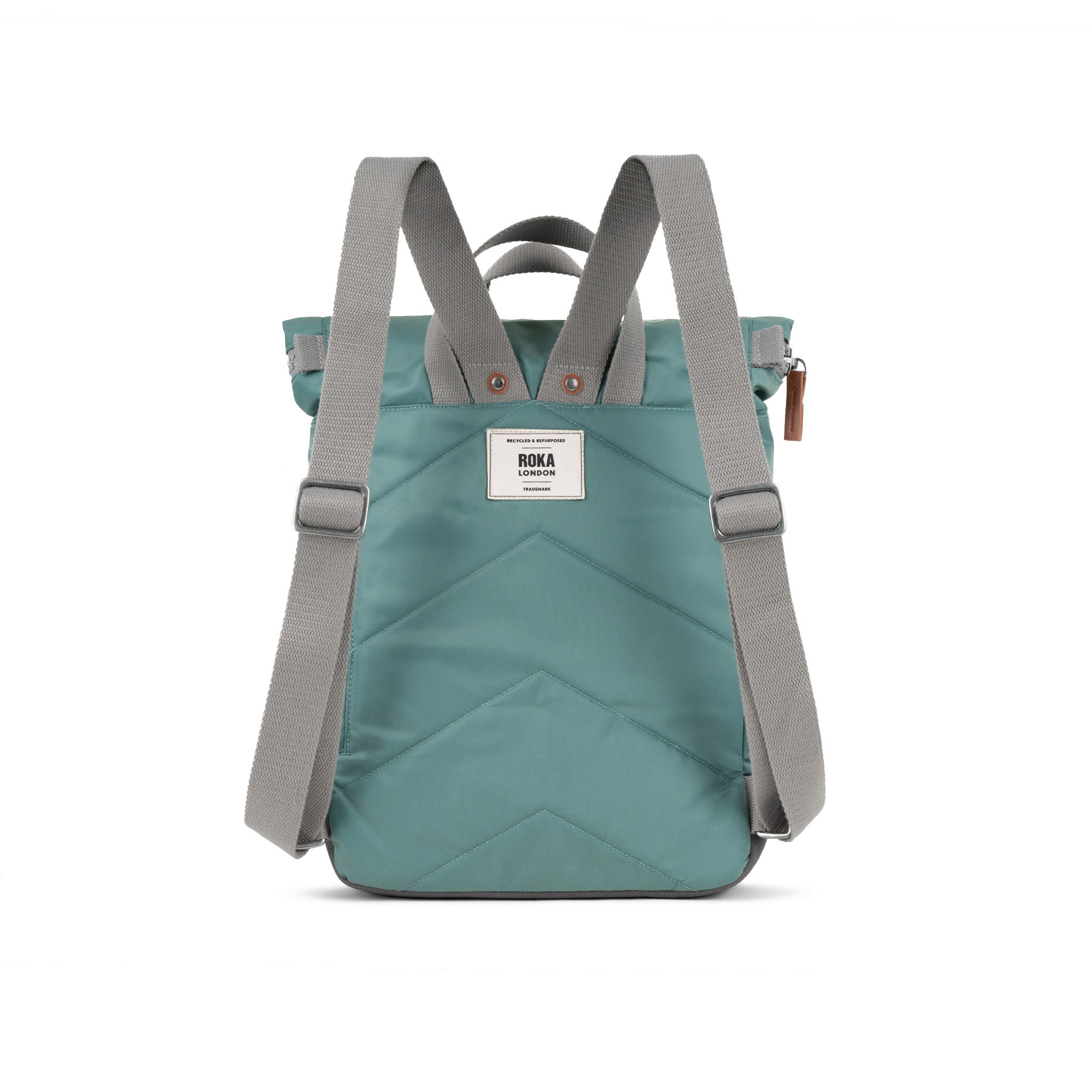 Canfield Roll Top Backpack Medium Recycled Nylon - Sage