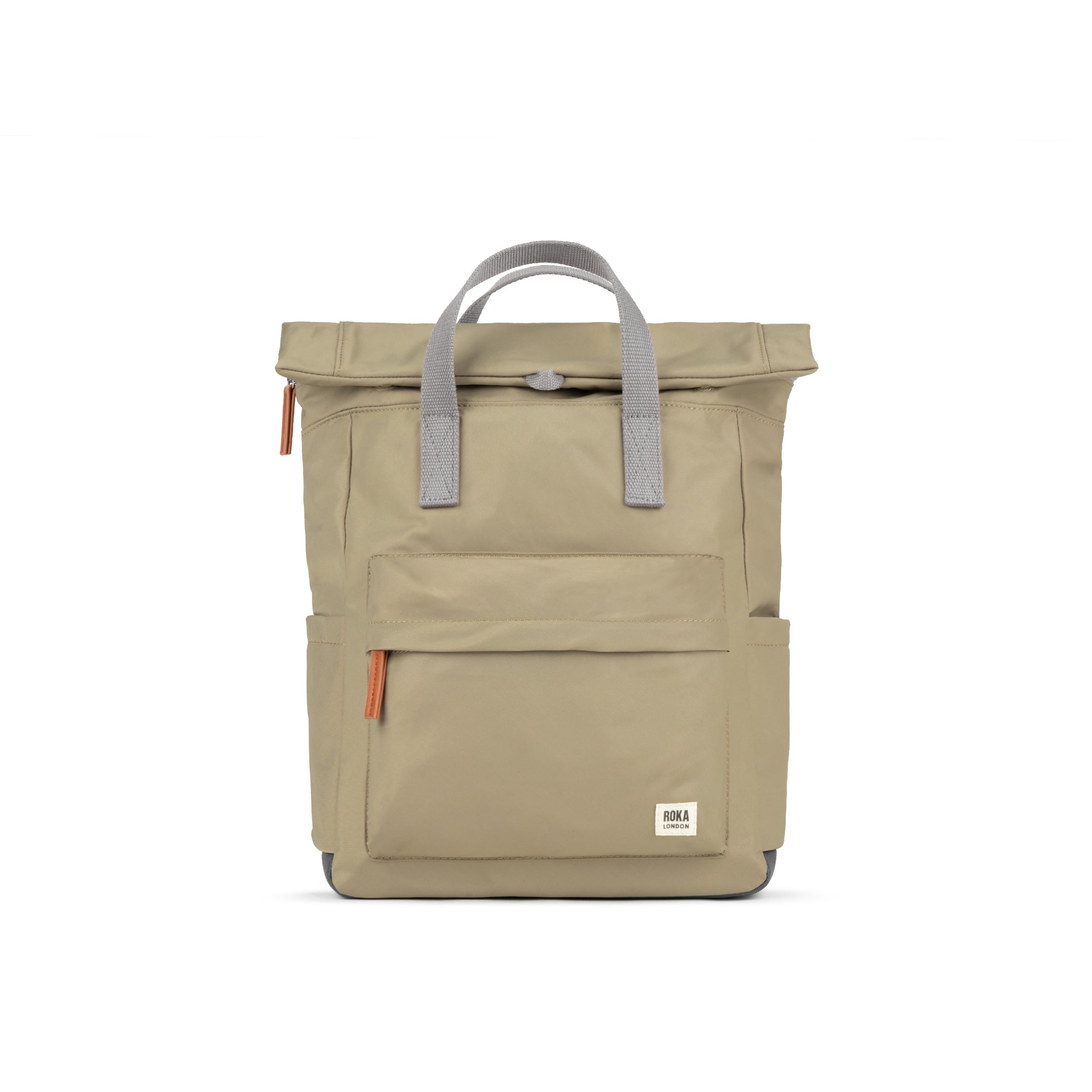Canfield Roll Top Backpack Small Recycled Nylon - Taupe