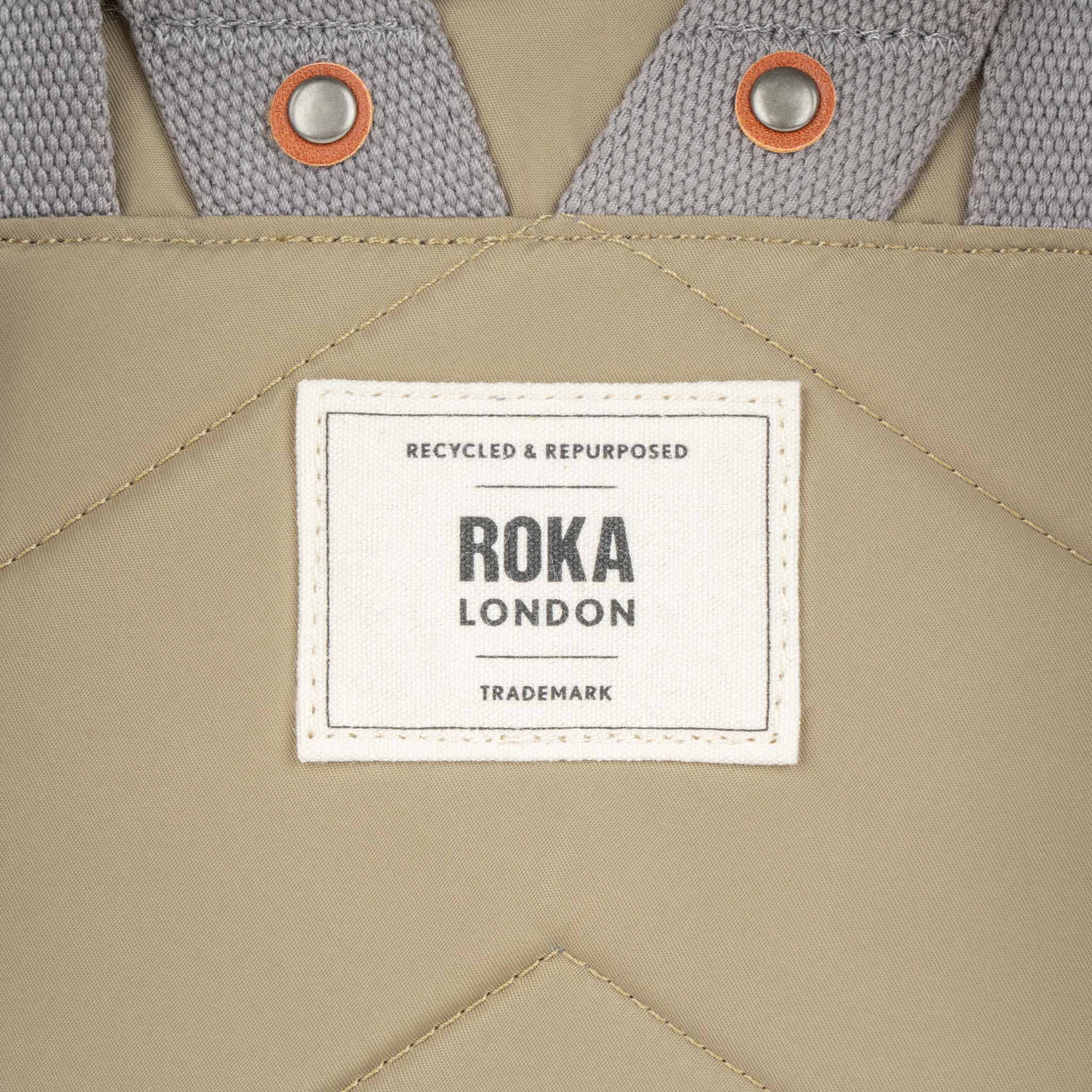 Canfield Roll Top Backpack Medium Recycled Nylon - Taupe