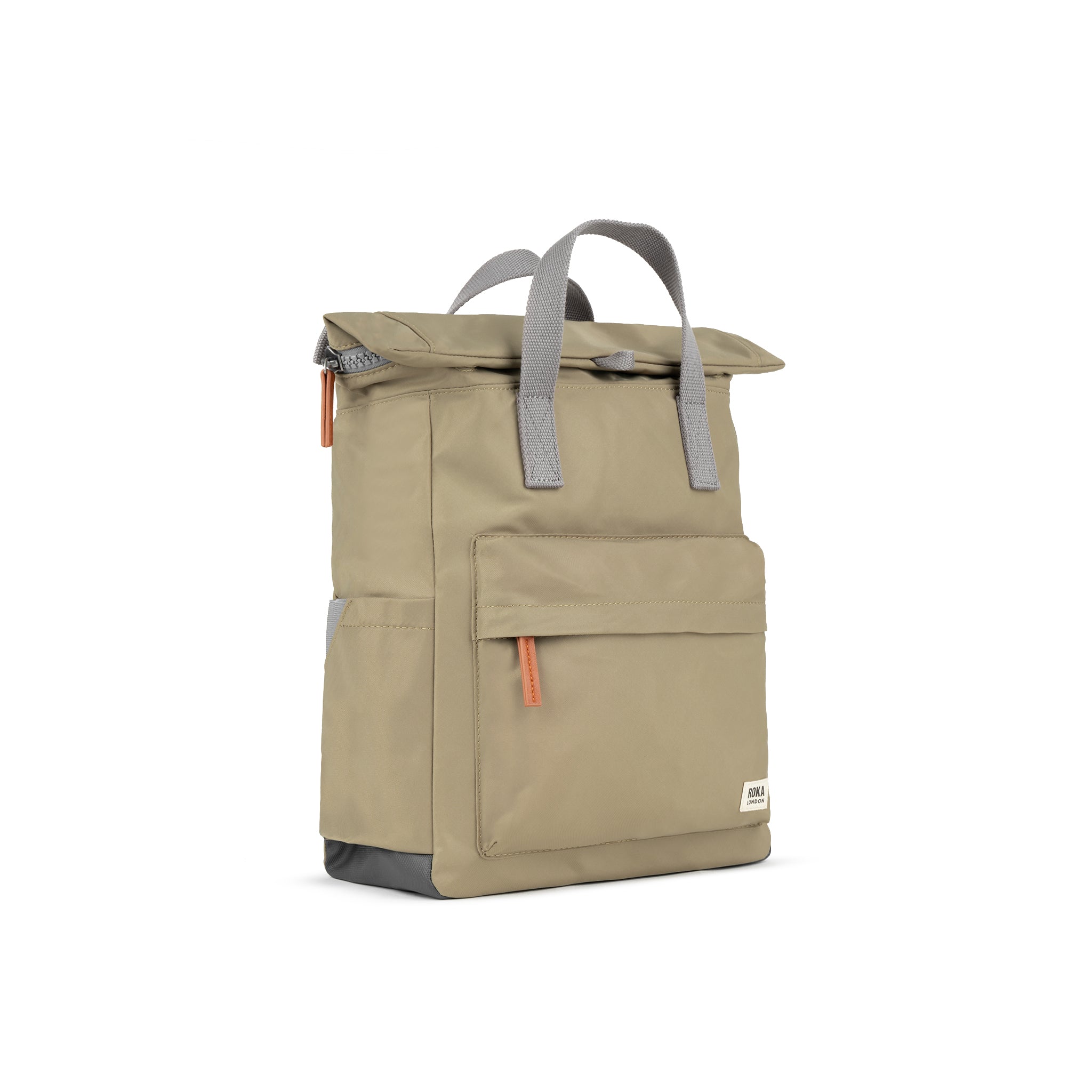 Canfield Roll Top Backpack Small Recycled Nylon - Taupe