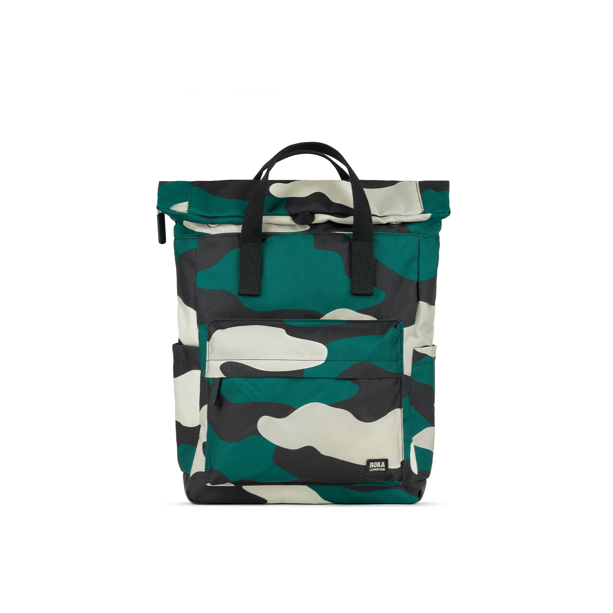 Canfield Roll Top Backpack Medium Recycled Canvas