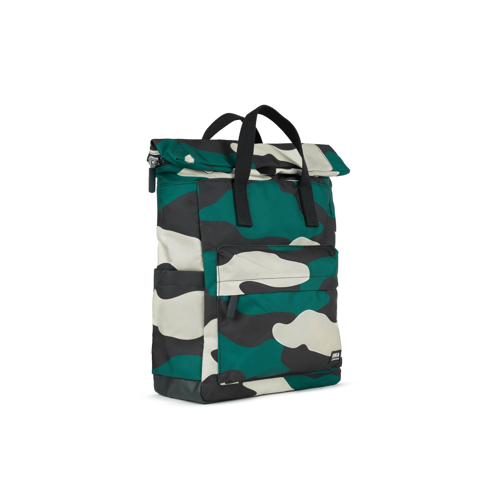 Canfield Roll Top Backpack Medium Recycled Canvas