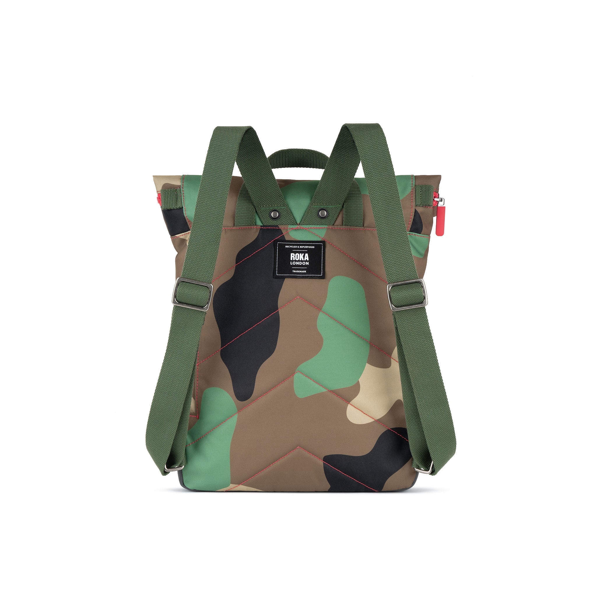 Canfield Roll Top Backpack Medium Recycled Canvas