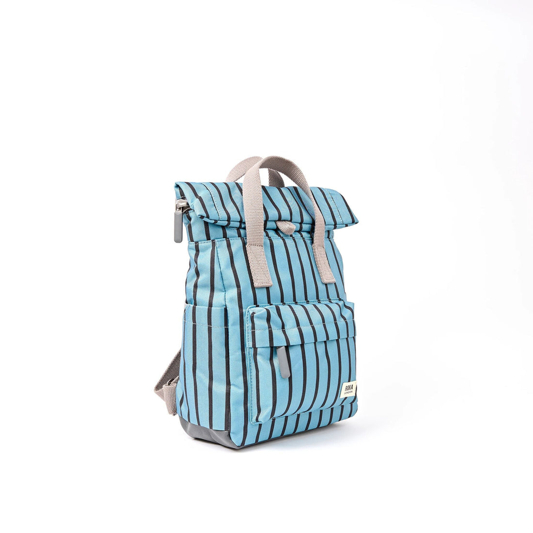 Canfield Roll Top Backpack in Blue Stripe - Medium