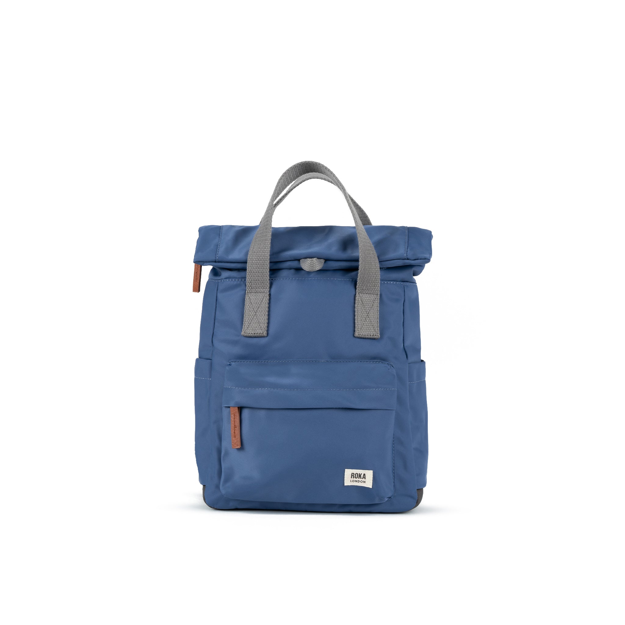 Canfield Roll Top Backpack Small Recycled Nylon - Burnt Blue