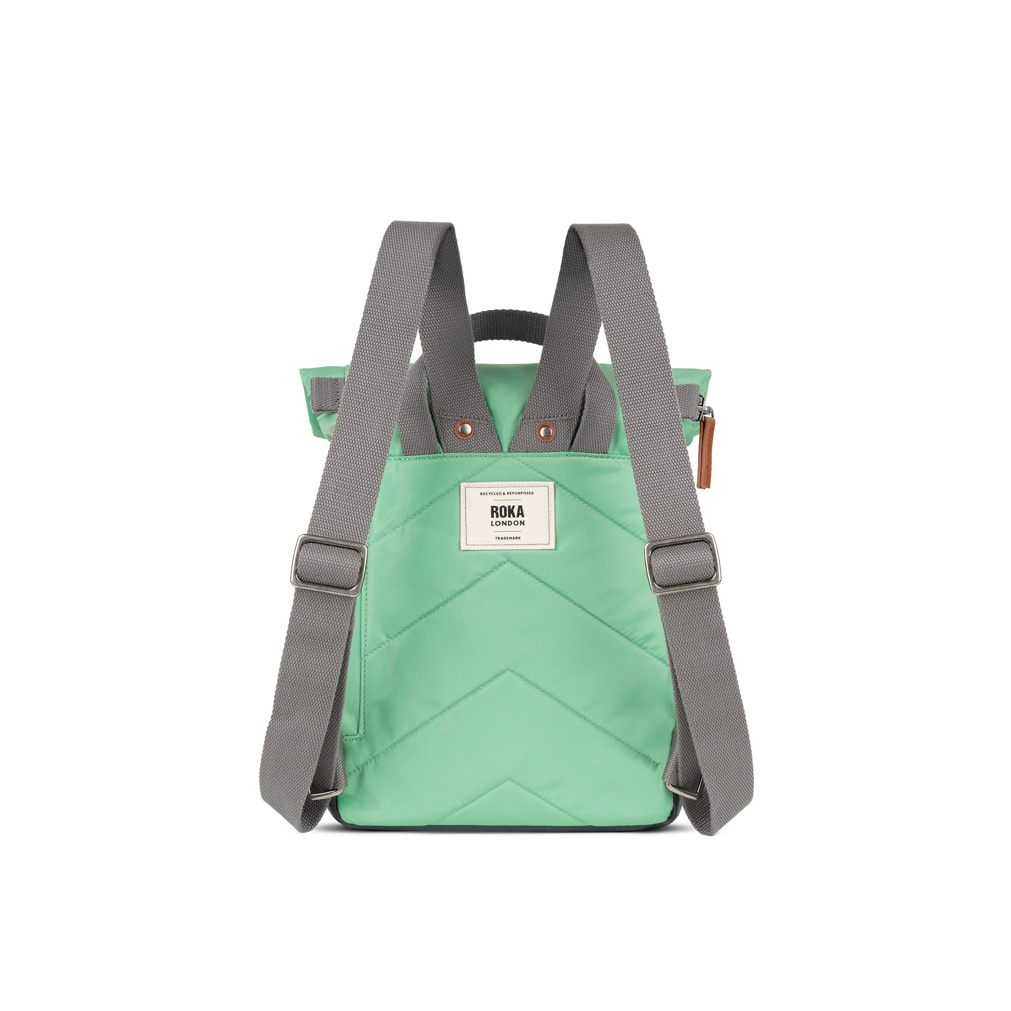 Canfield Roll Top Backpack Small Recycled Nylon - Matcha