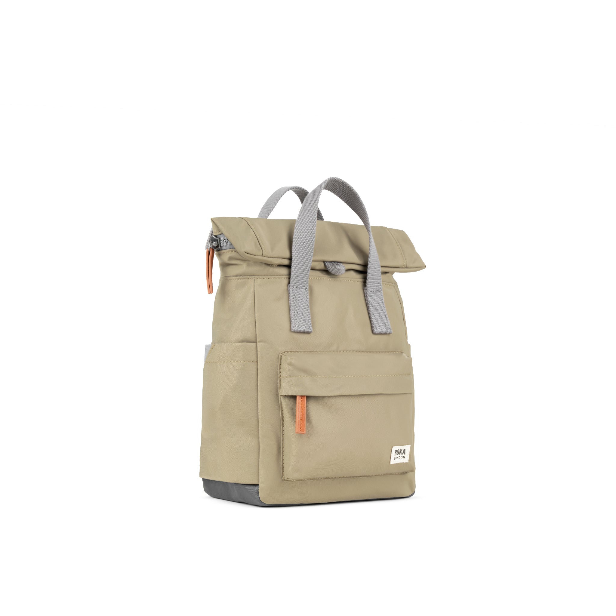 Canfield Roll Top Backpack Small Recycled Nylon - Taupe