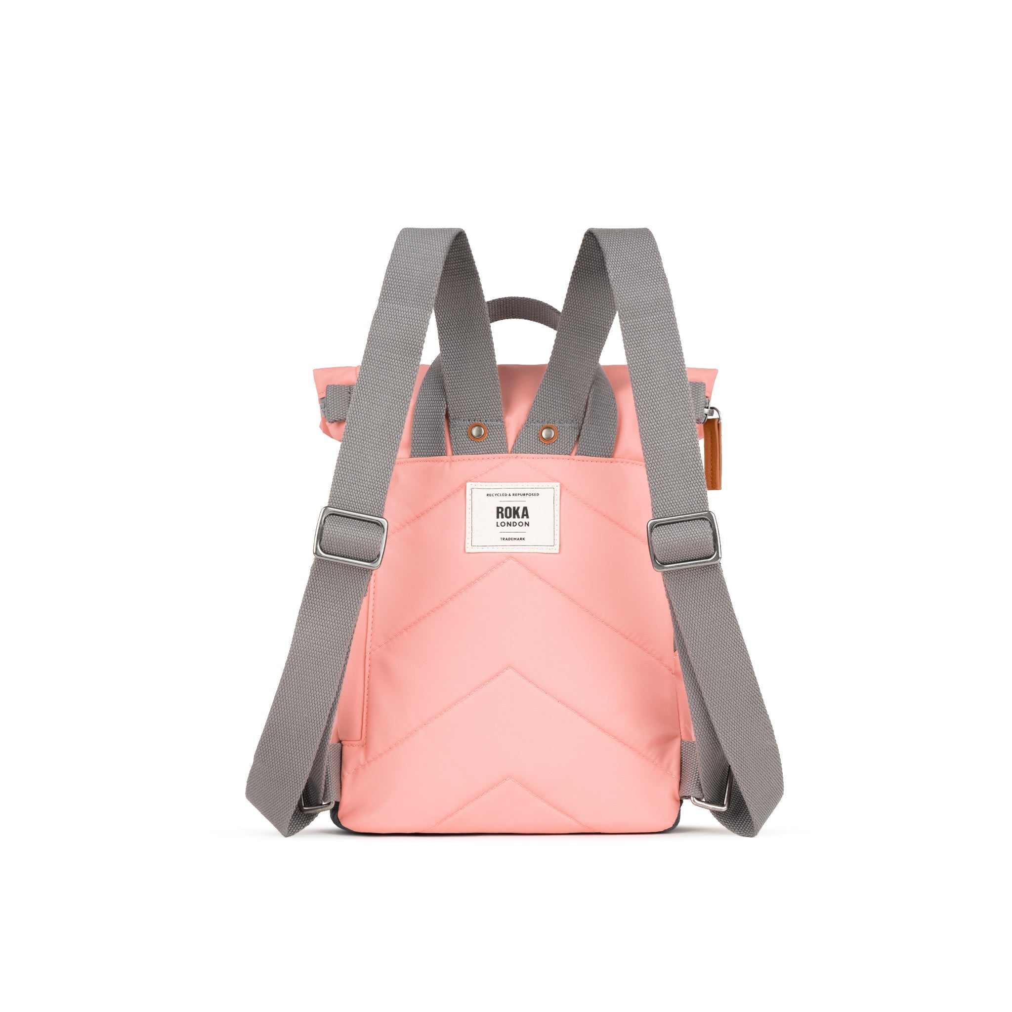 Canfield Roll Top Backpack Small Recycled Nylon - Punch