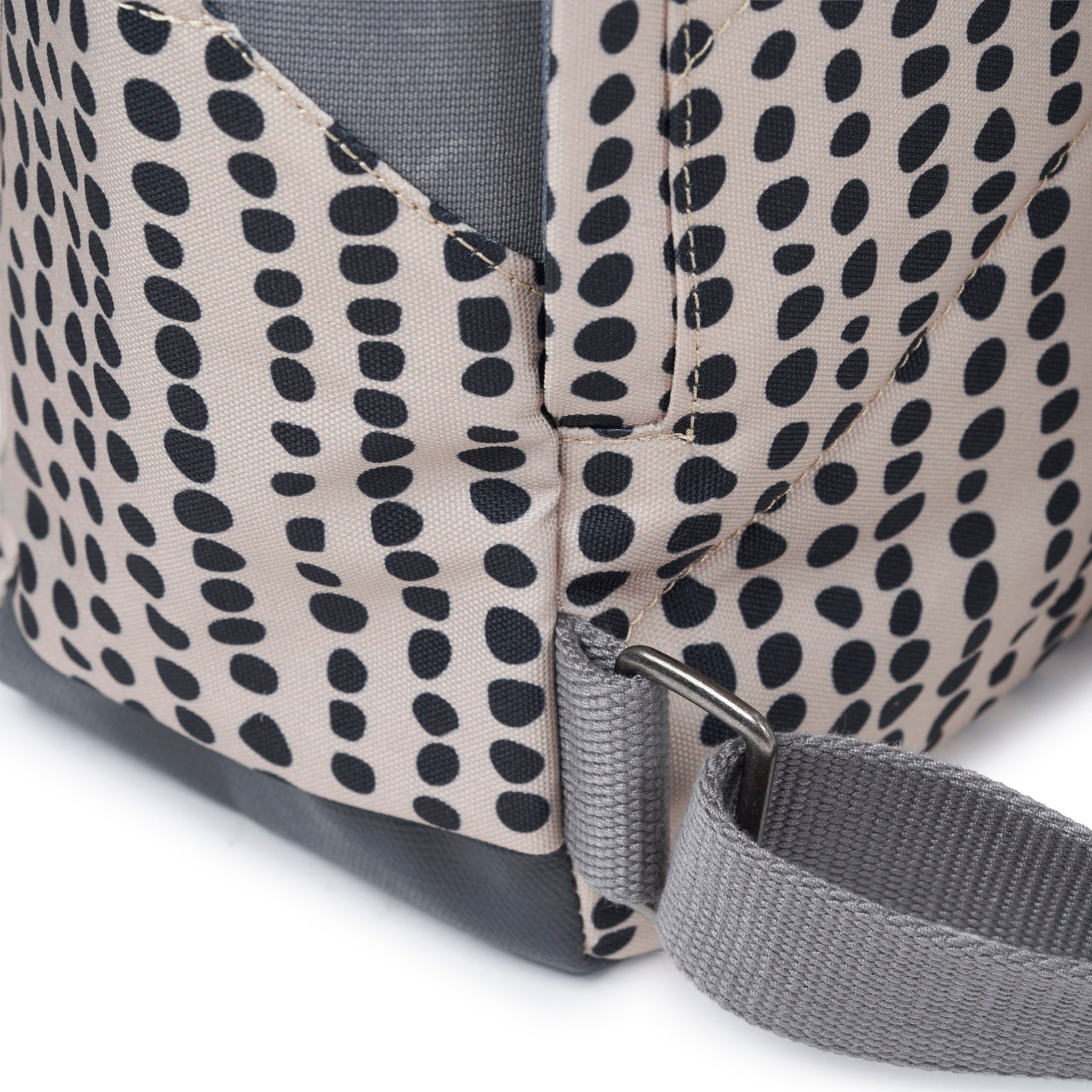Canfield Roll Top Backpack Small Recycled Canvas - Linear Dot