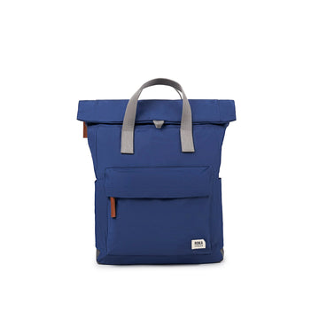 Canfield Roll Top Backpack Medium Recycled Nylon - Crisp Blue