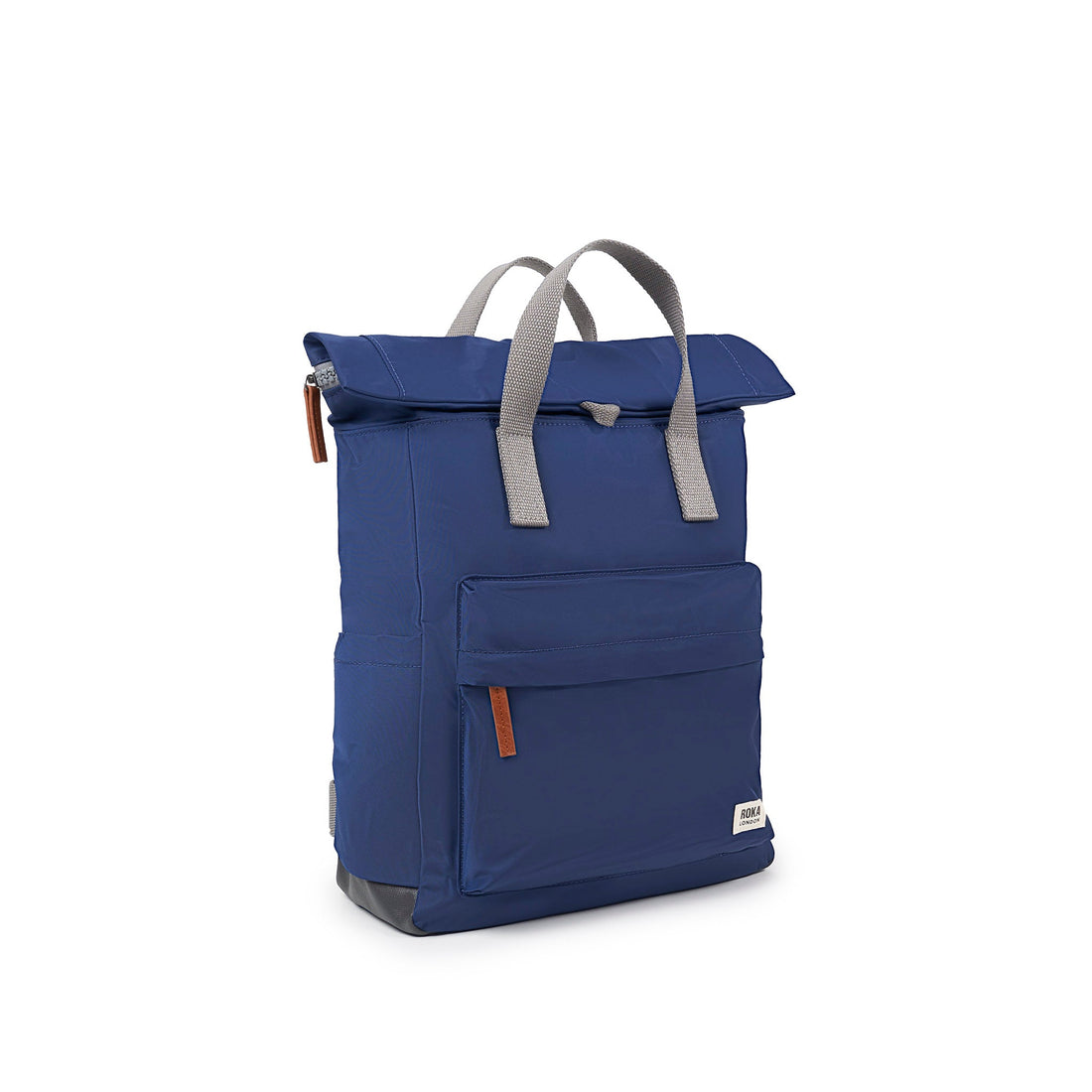 Canfield Roll Top Backpack Medium Recycled Nylon - Crisp Blue