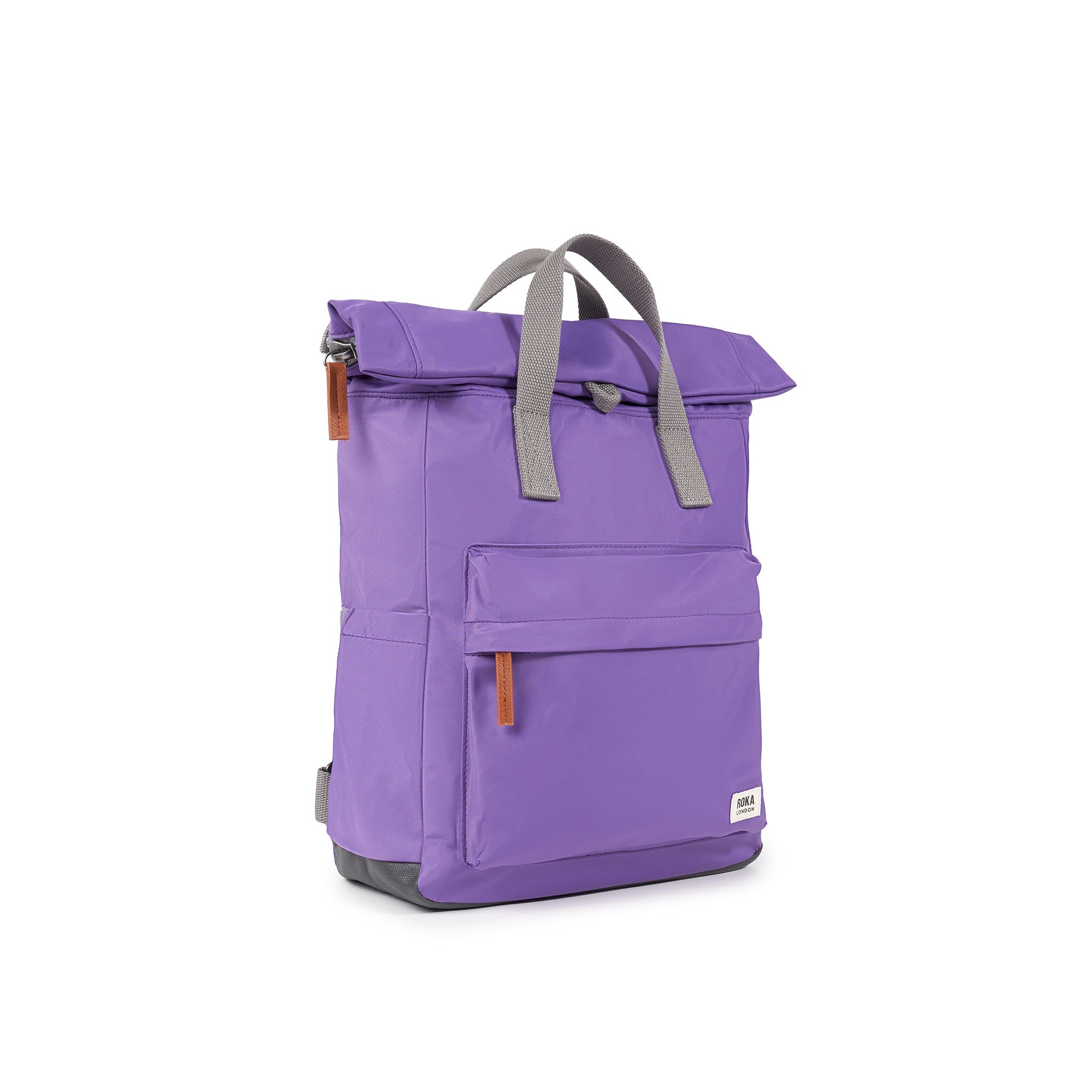 Canfield Roll Top Backpack Small Recycled Nylon - Fresh Purple