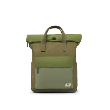 Canfield Roll Top Backpack Medium Recycled Nylon - Military Tonal