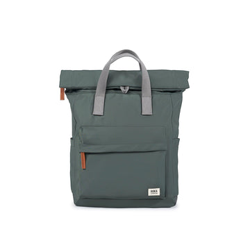 Canfield Roll Top Backpack Small Recycled Nylon - Thyme