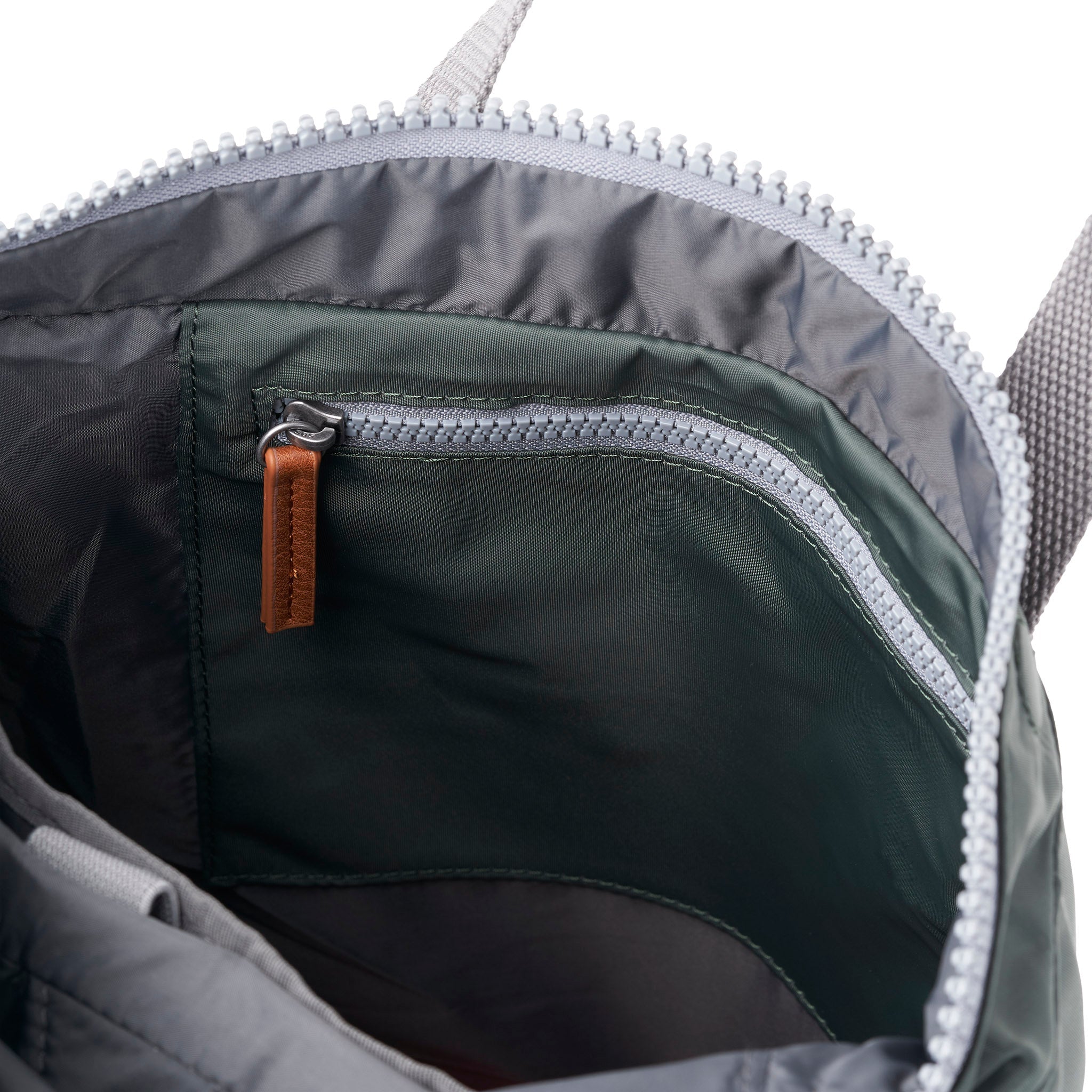 Canfield Roll Top Backpack Small Recycled Nylon - Thyme