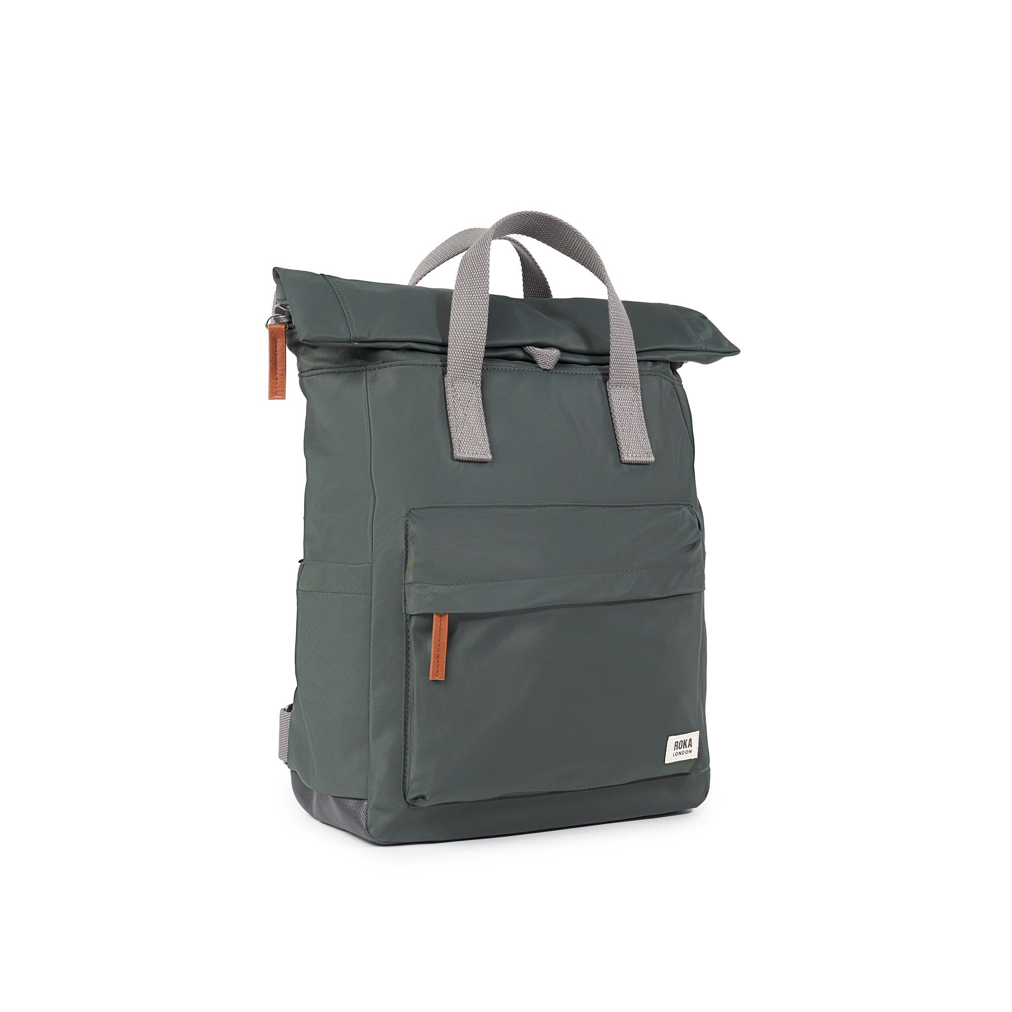 Canfield Roll Top Backpack Medium Recycled Nylon - Thyme