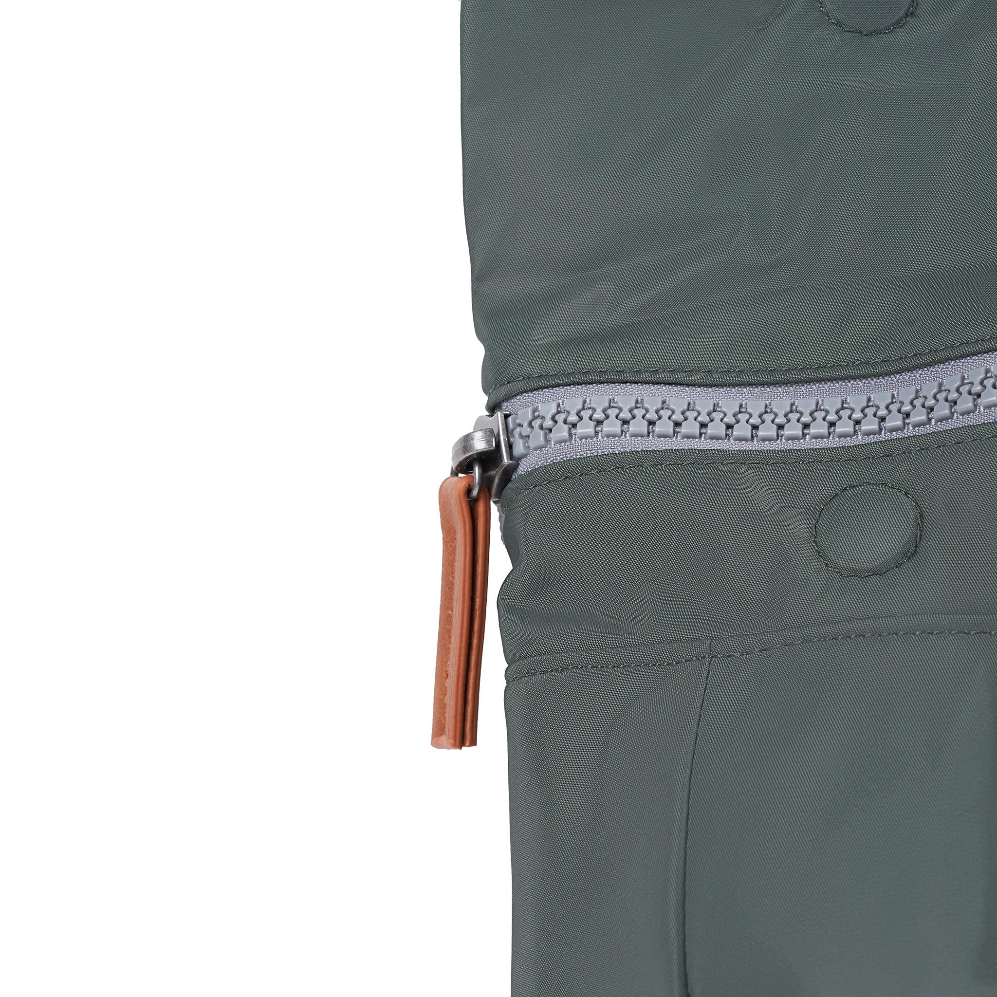 Canfield Roll Top Backpack Small Recycled Nylon - Thyme