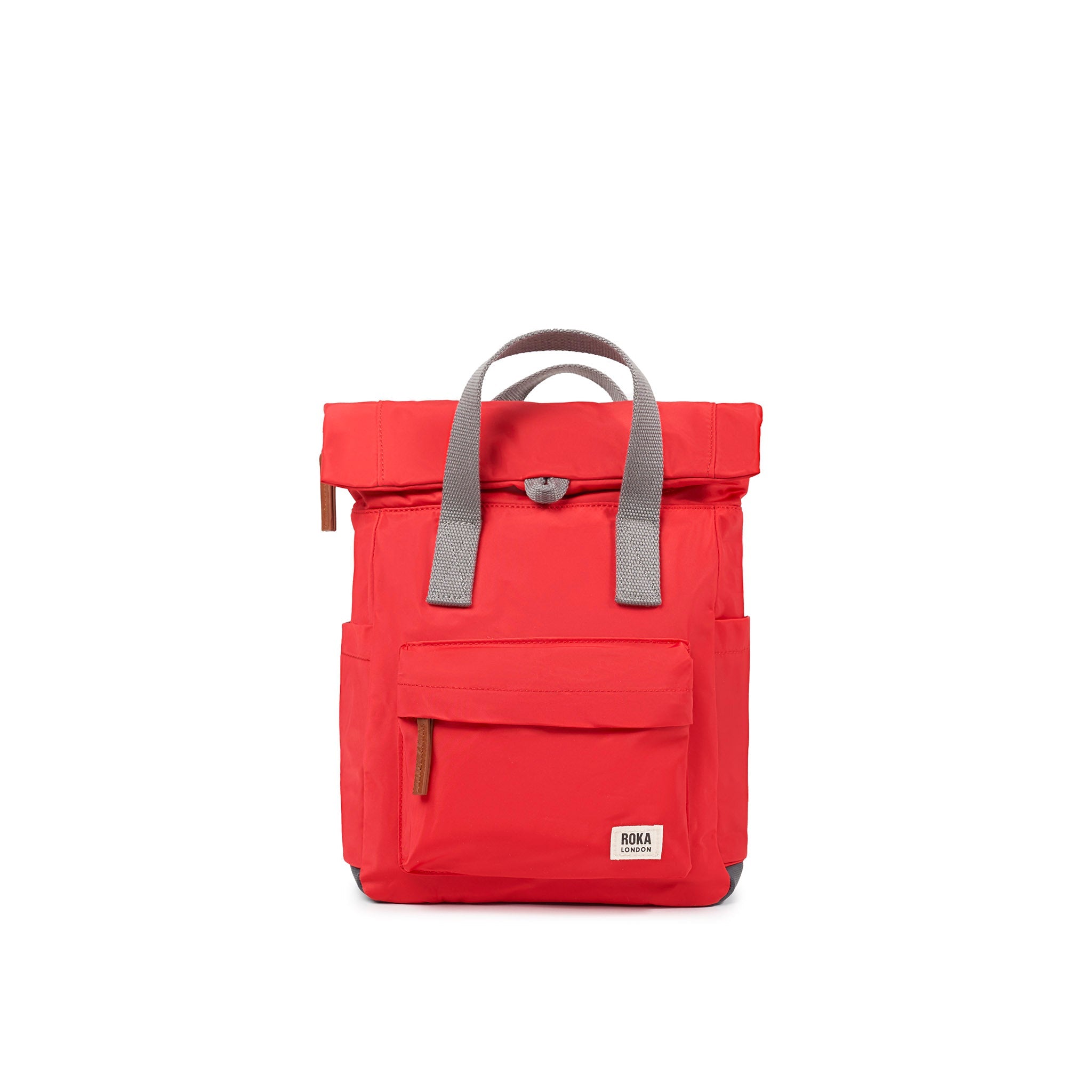 Canfield Roll Top Backpack Small Recycled Nylon - Chilli Oil