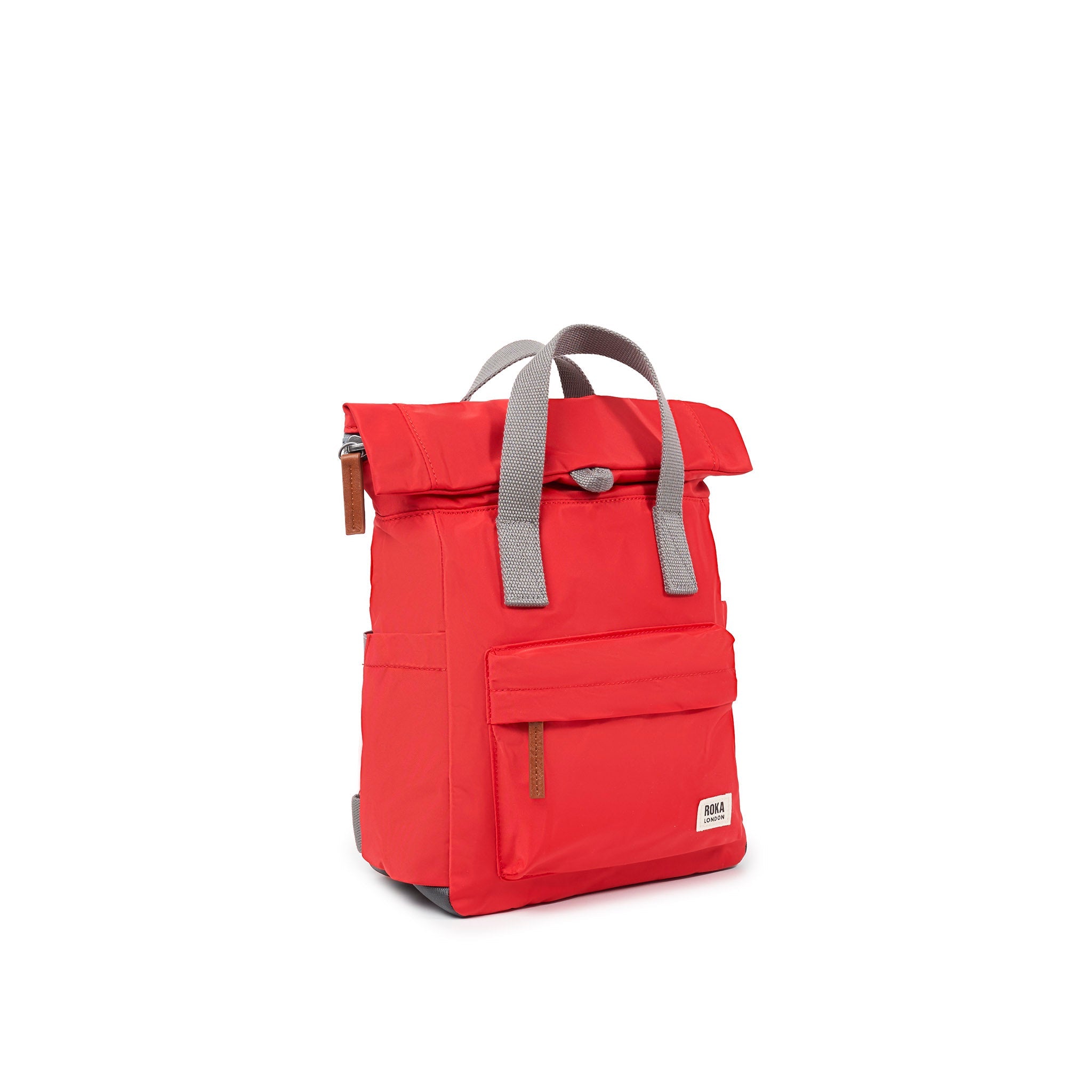Canfield Roll Top Backpack Small Recycled Nylon - Chilli Oil