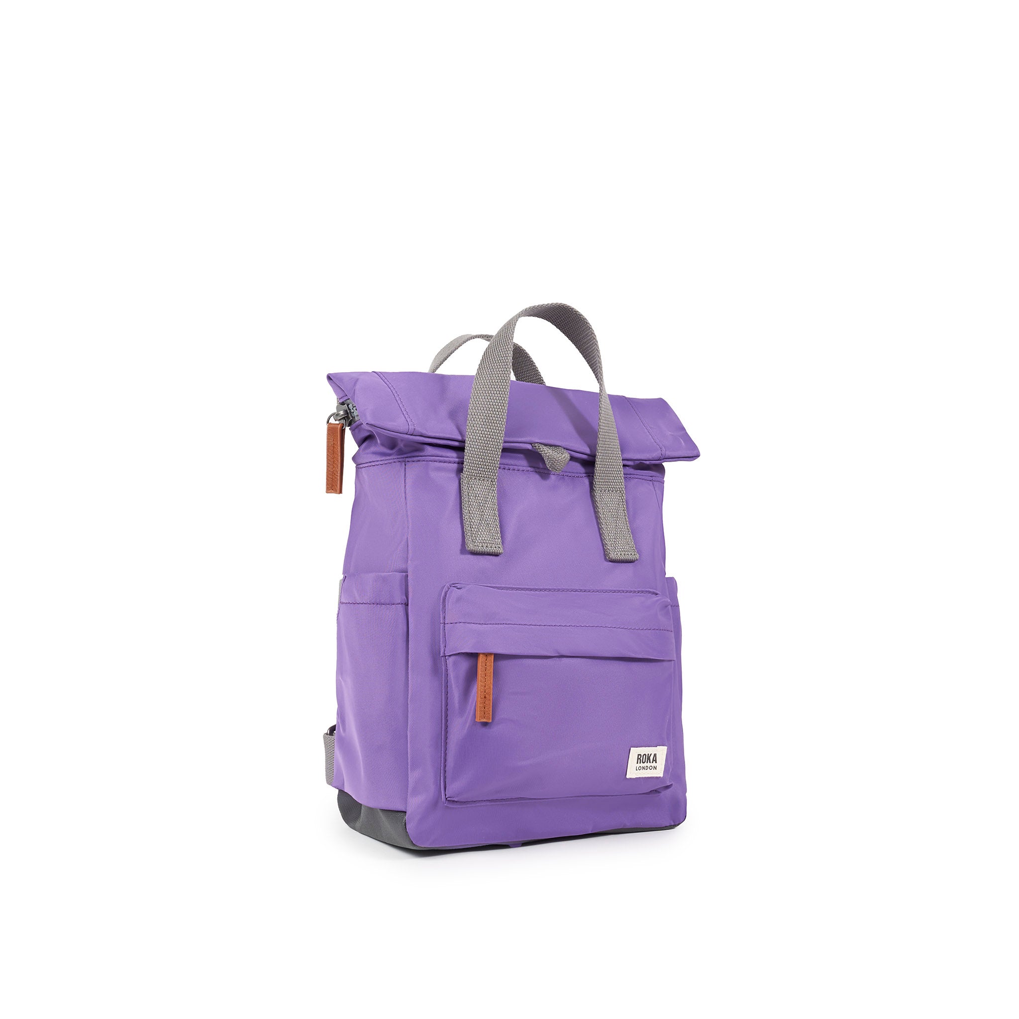 Canfield Roll Top Backpack Small Recycled Nylon - Fresh Purple