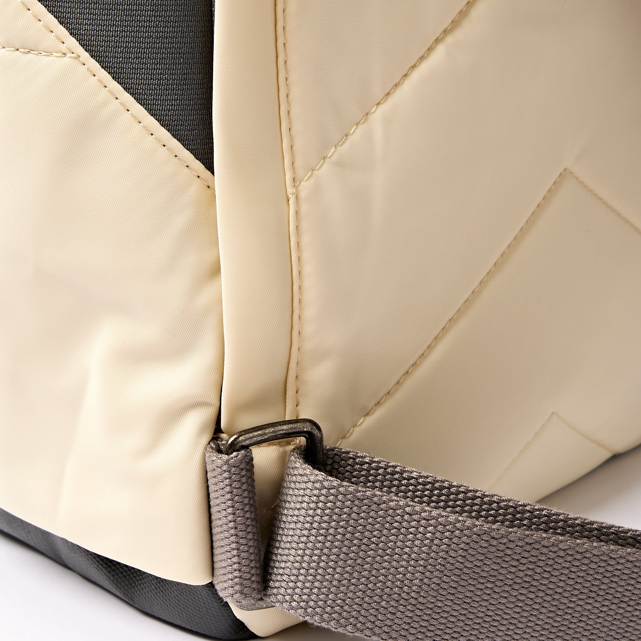 Canfield Roll Top Backpack Small Recycled Nylon - Wax Paper Stripe