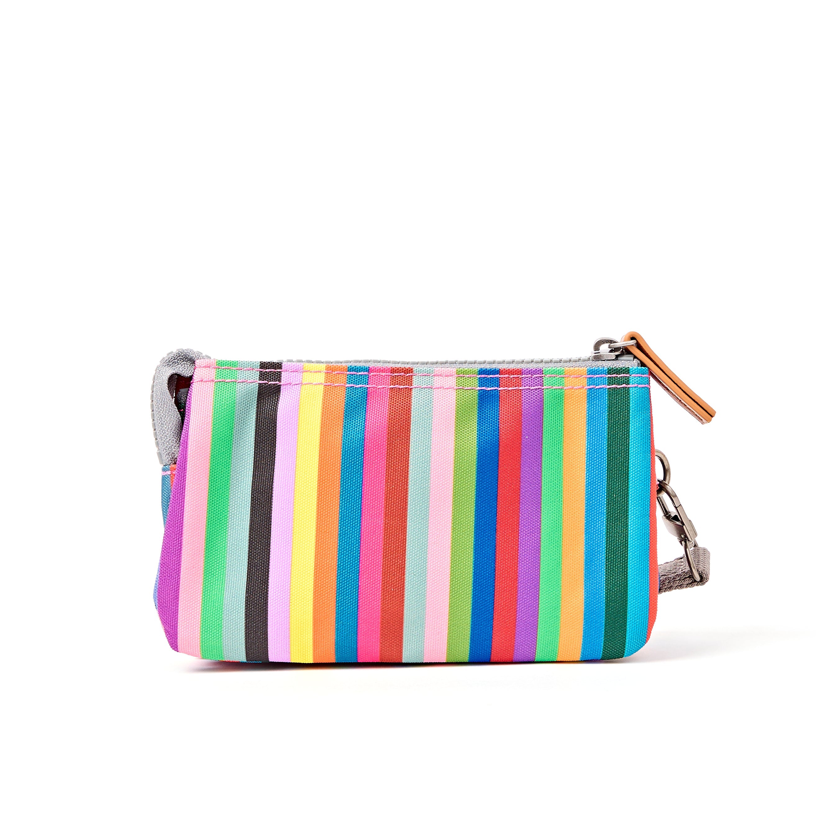 Carnaby Wallet Medium Recycled Canvas - Multi Stripe