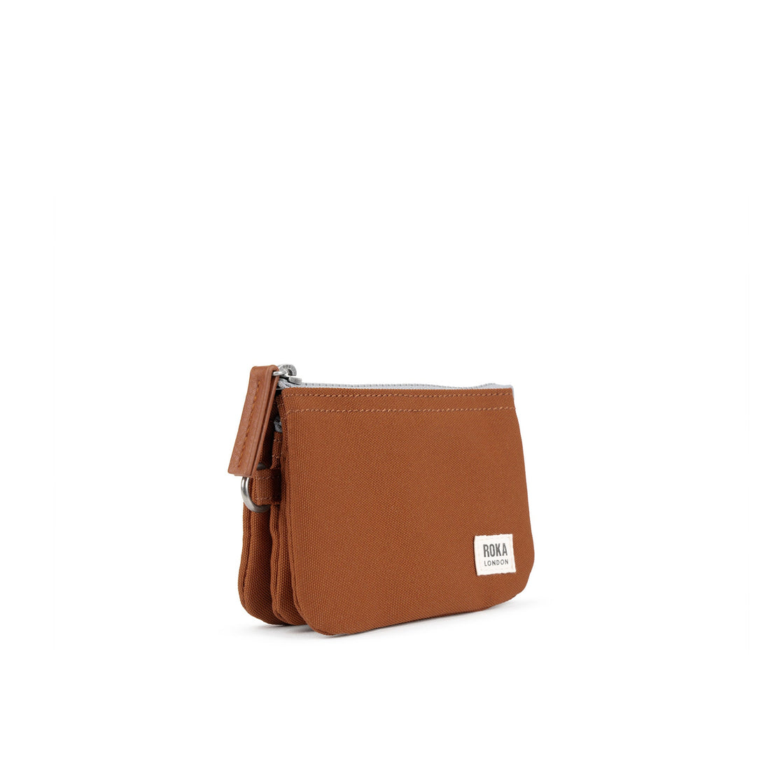 Carnaby Wallet Small Recycled Canvas - Bran