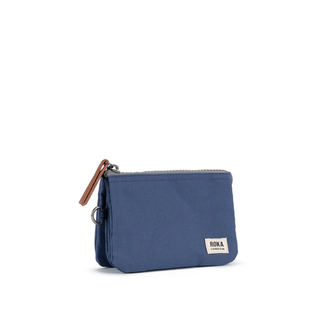 Carnaby Wallet Small Recycled Canvas - Burnt Blue