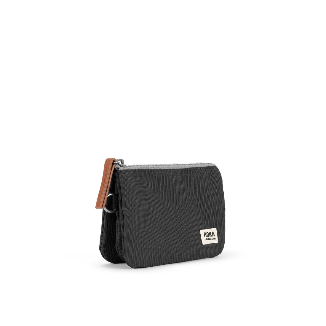 Carnaby Wallet Small Recycled Canvas - Carbon