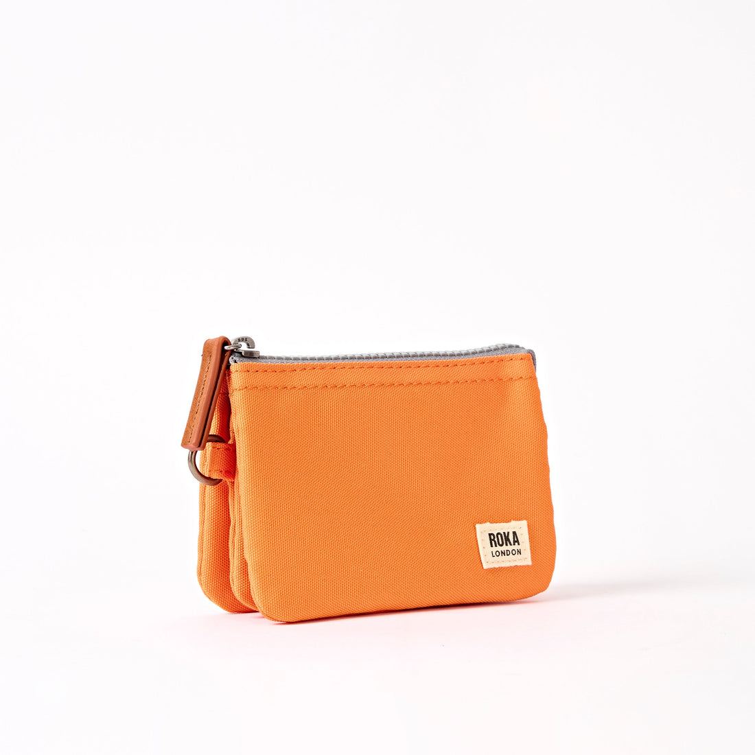 Carnaby Wallet Small Recycled Canvas - Jaffa Orange