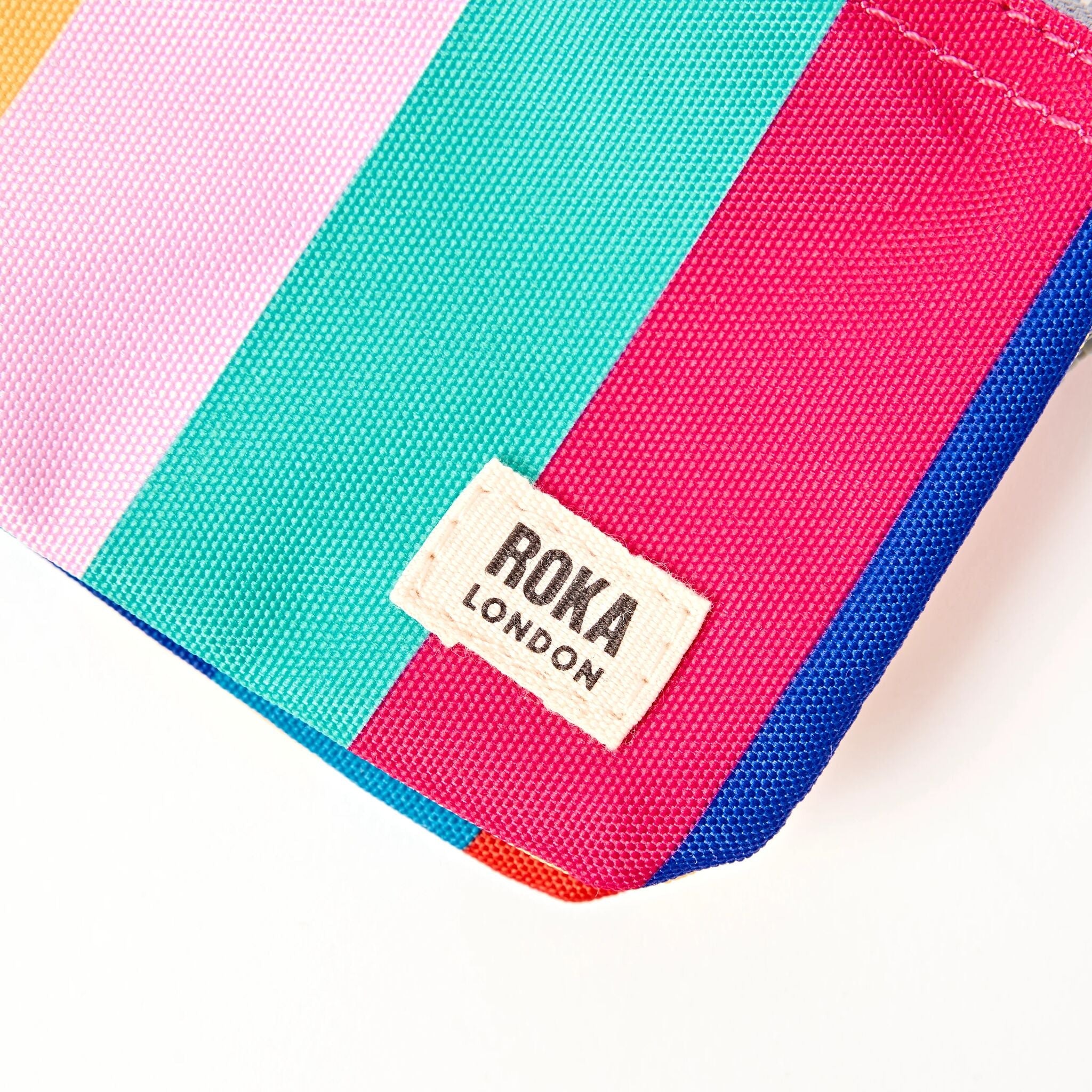 Carnaby Wallet in Wide Multi Stripe