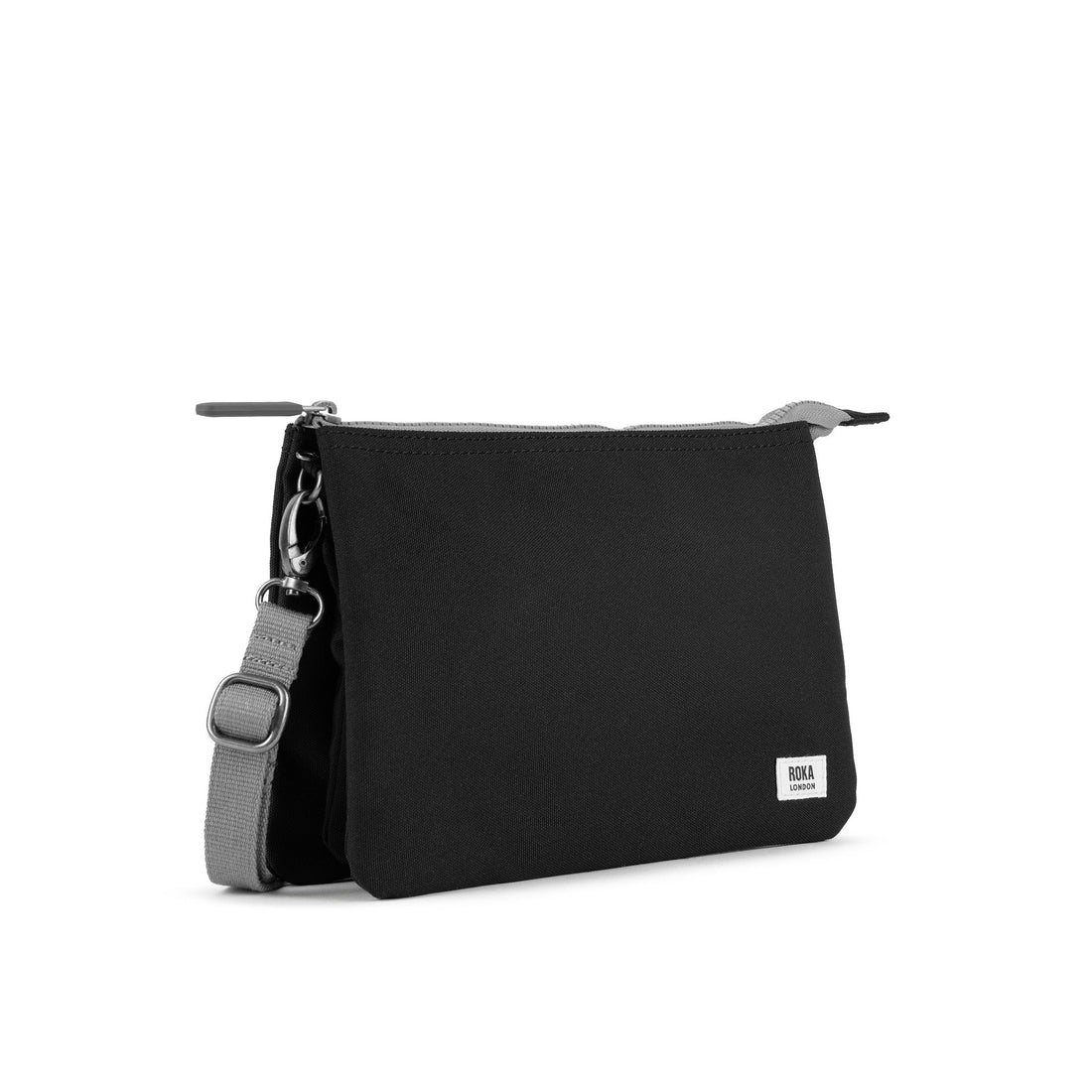 Carnaby Crossbody Bag Extra Large Recycled Canvas - Ash