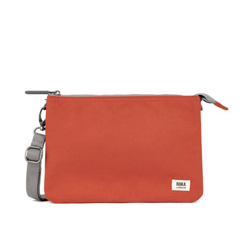 Carnaby Crossbody Bag Extra Large Recycled Canvas - Rooibos