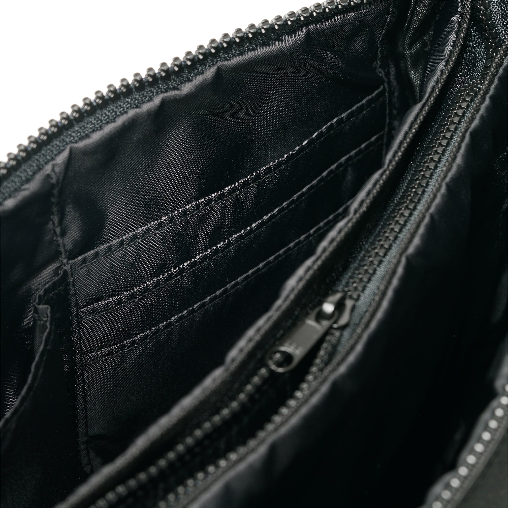 All Black Carnaby Crossbody Bag Extra Large Recycled Canvas - Black