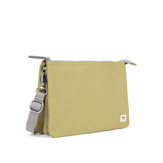 CARNABY CROSSBODY XL KHAKI RECYCLED CANVAS