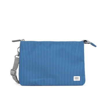 Carnaby Crossbody Bag Extra Large Recycled Canvas - Medium Wash Denim