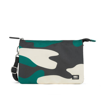 Carnaby Crossbody Bag Extra Large Recycled Canvas - Urban Rose Camo
