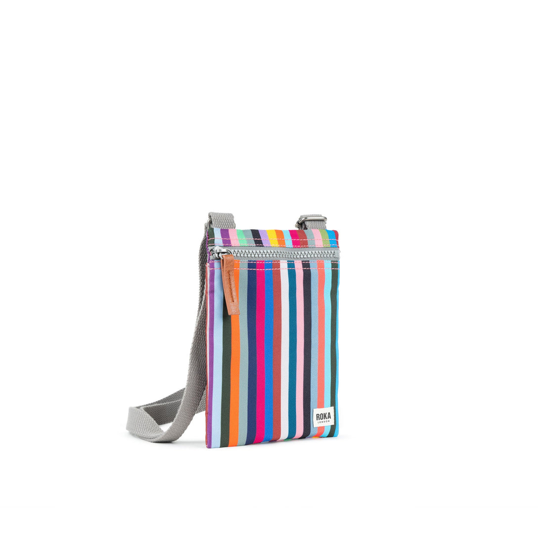 Chelsea Pocket Sling Bag Extra Small Recycled Canvas - Multi Stripe