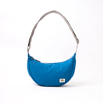Farringdon Half Moon Bag Taslon - Malibu Blue
