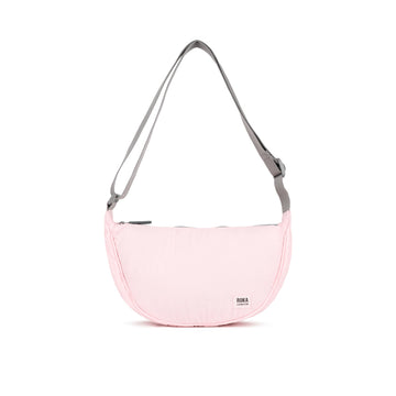 Farringdon Half Moon Bag Small Taslon - Seashell
