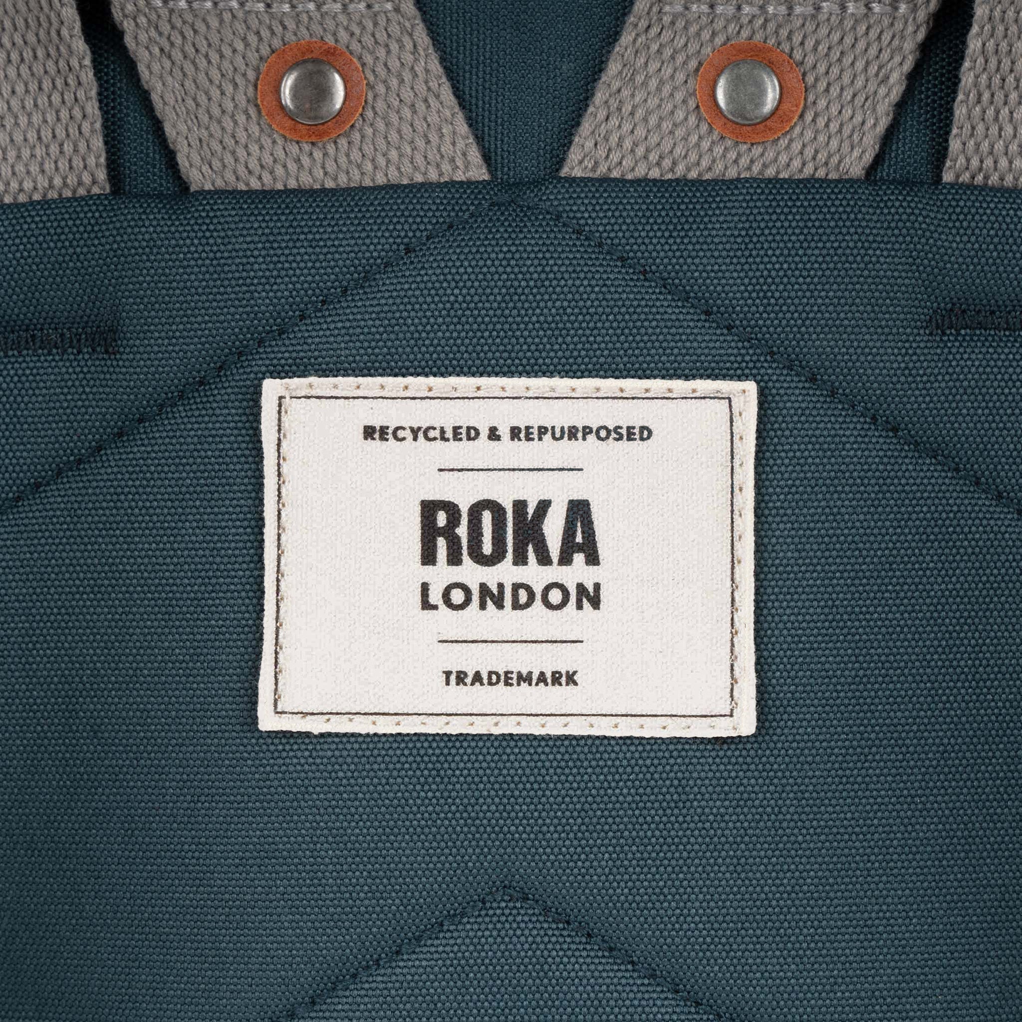 Finchley Backpack Small Recycled Canvas - Smoke