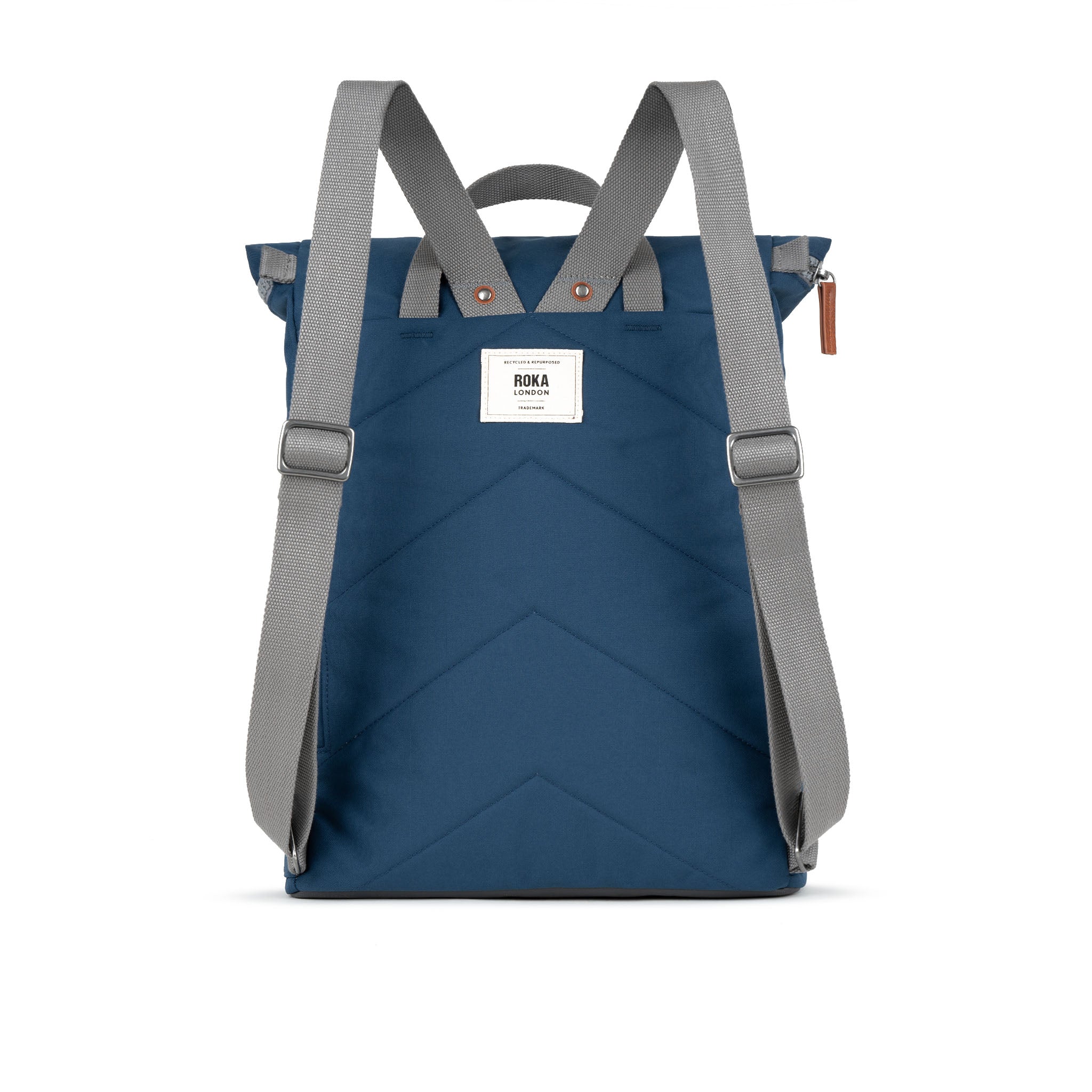 Finchley Backpack Small Recycled Canvas - Deep Blue