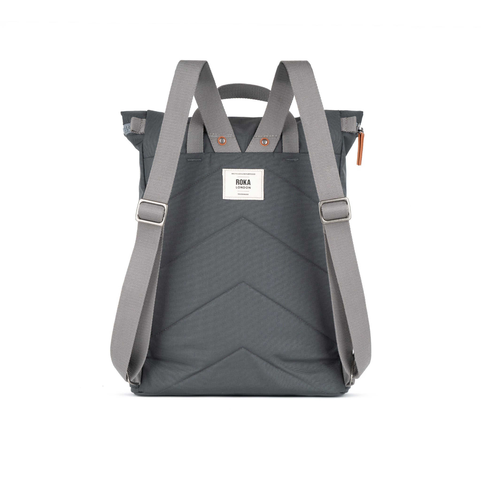 Finchley Backpack Small Recycled Canvas - Faded Black