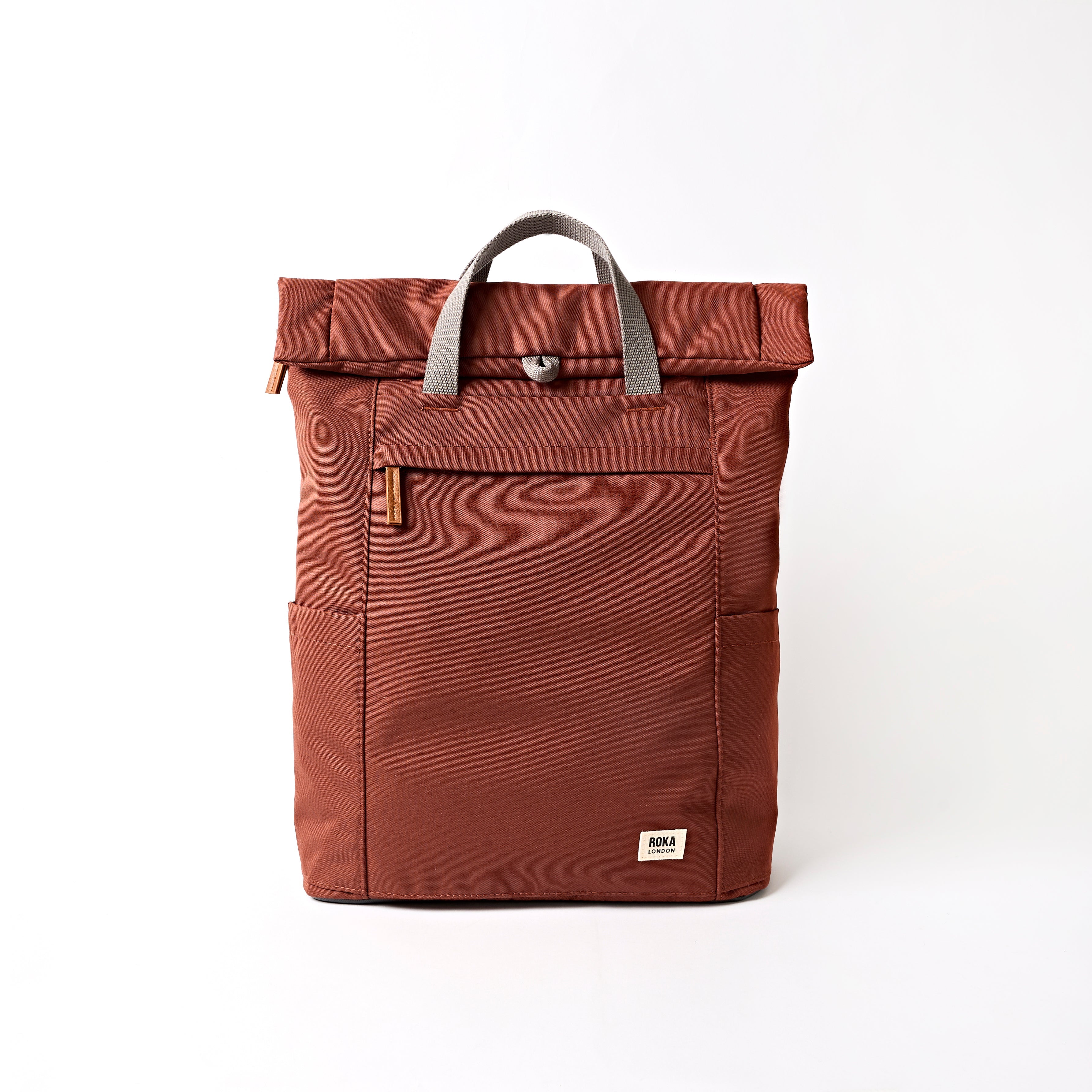 Finchley Backpack Small Recycled Canvas - Henna