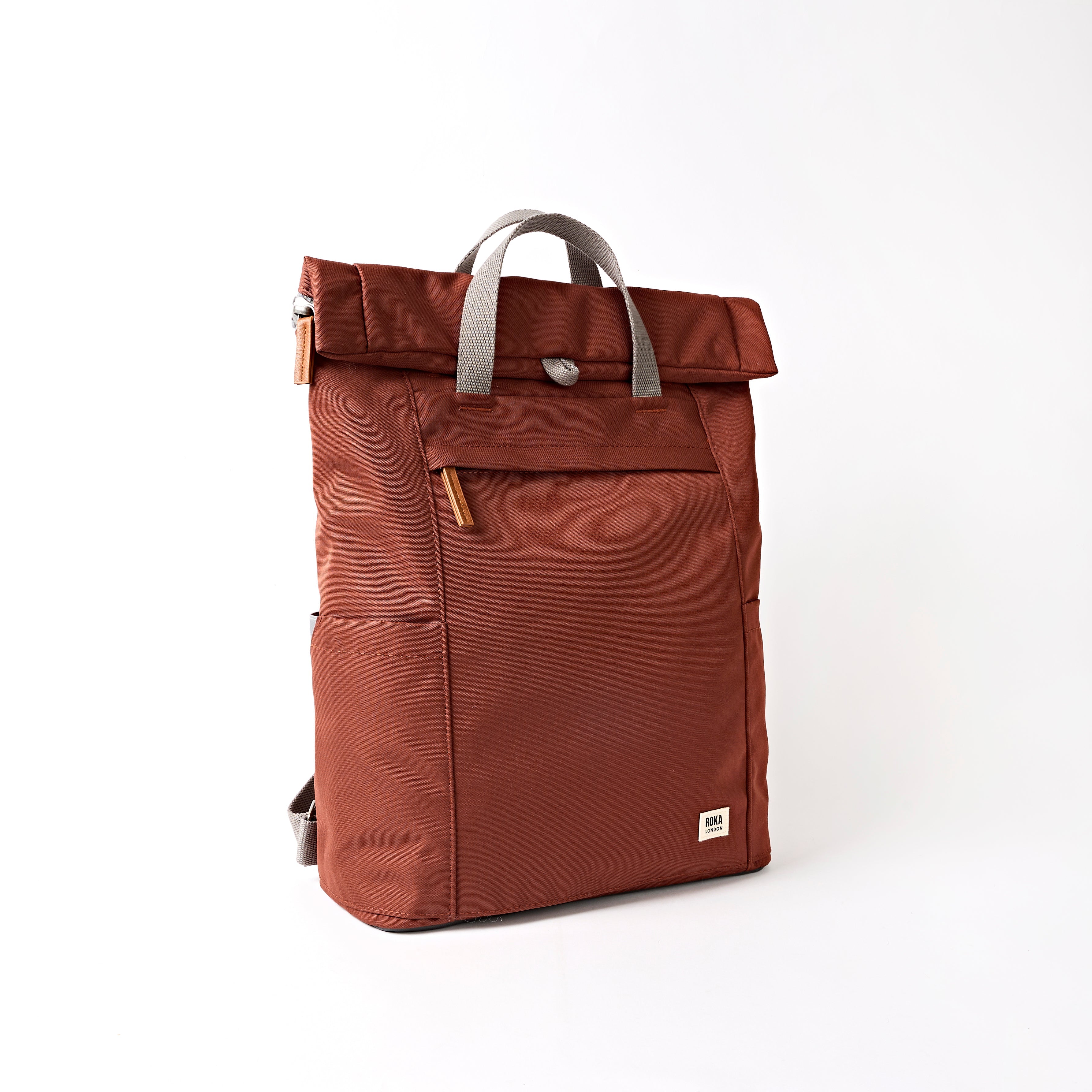 Finchley Backpack Small Recycled Canvas - Henna