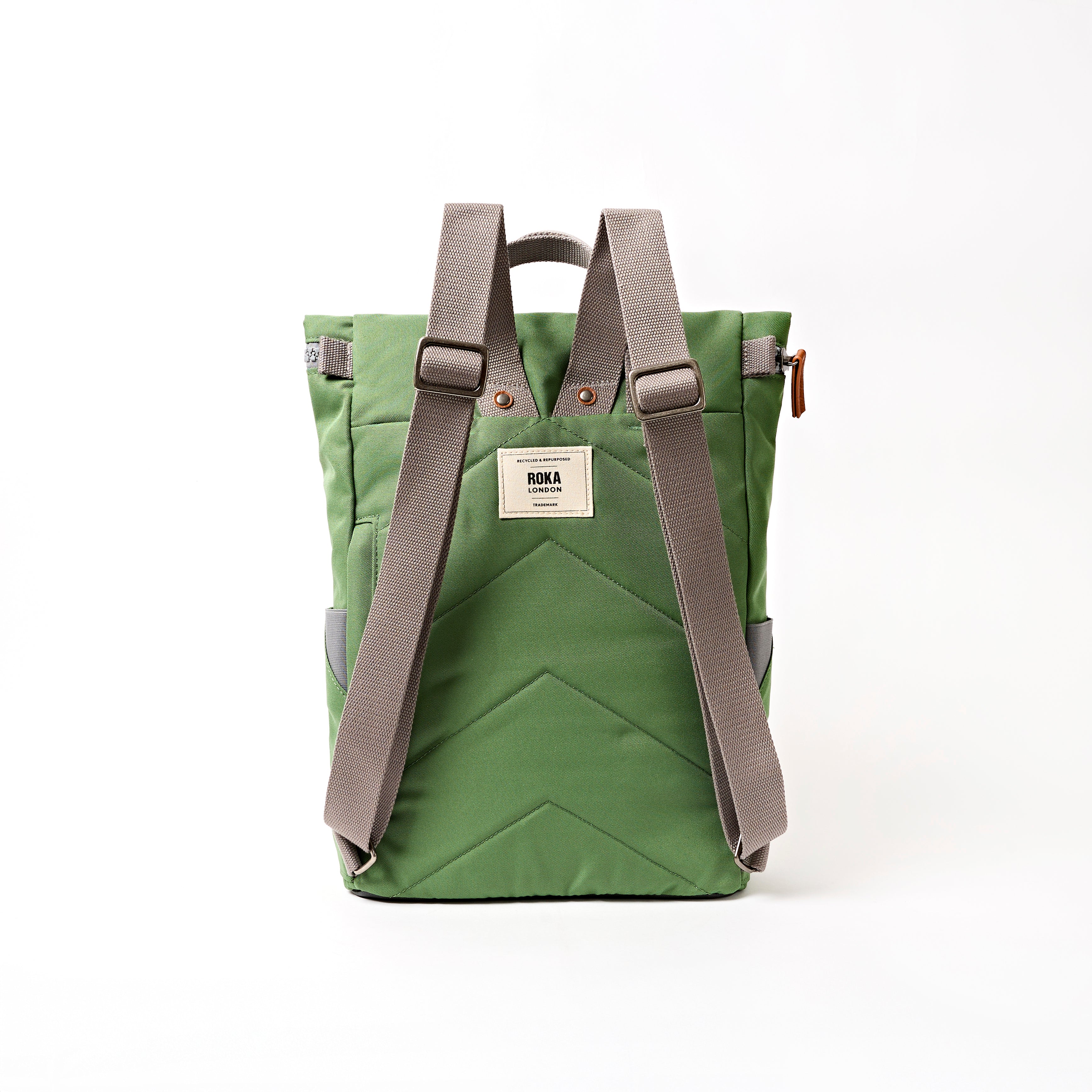 Finchley Backpack Small Recycled Canvas - Artichoke